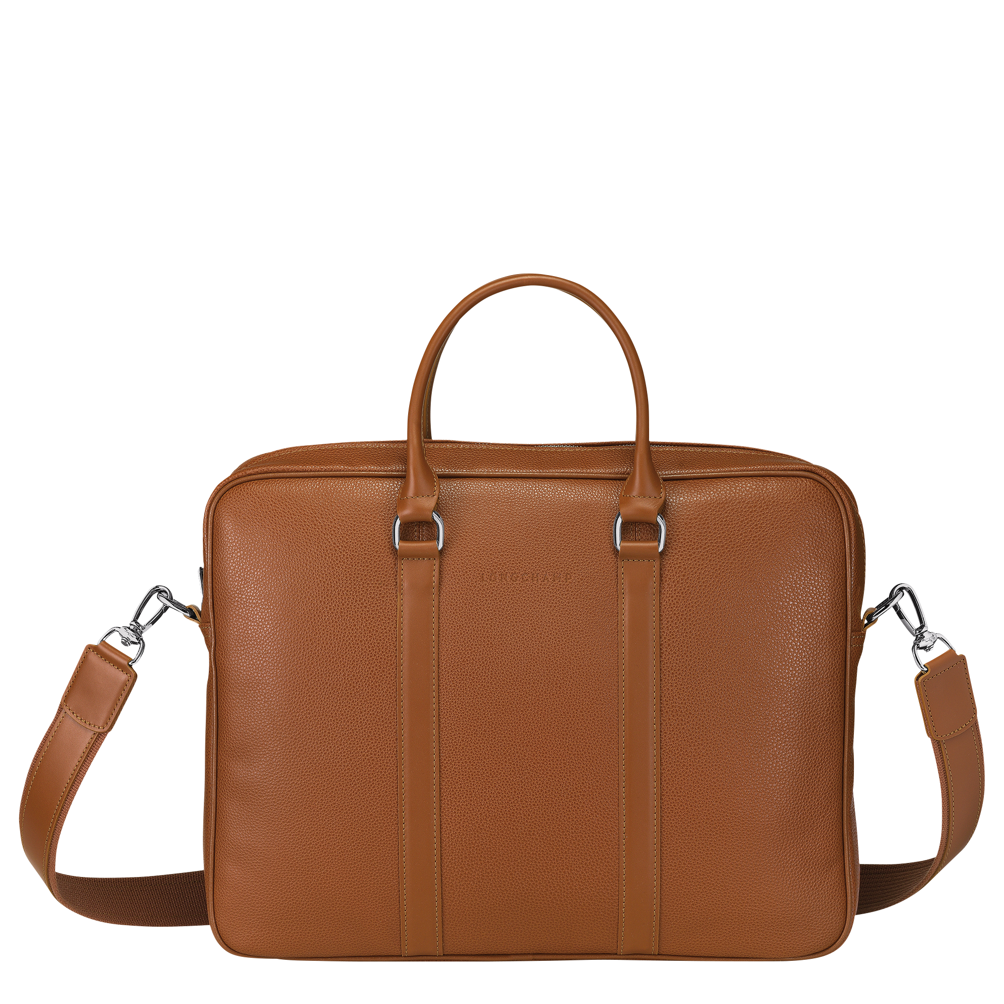 Longchamp Le Foulonné S Briefcase Caramel