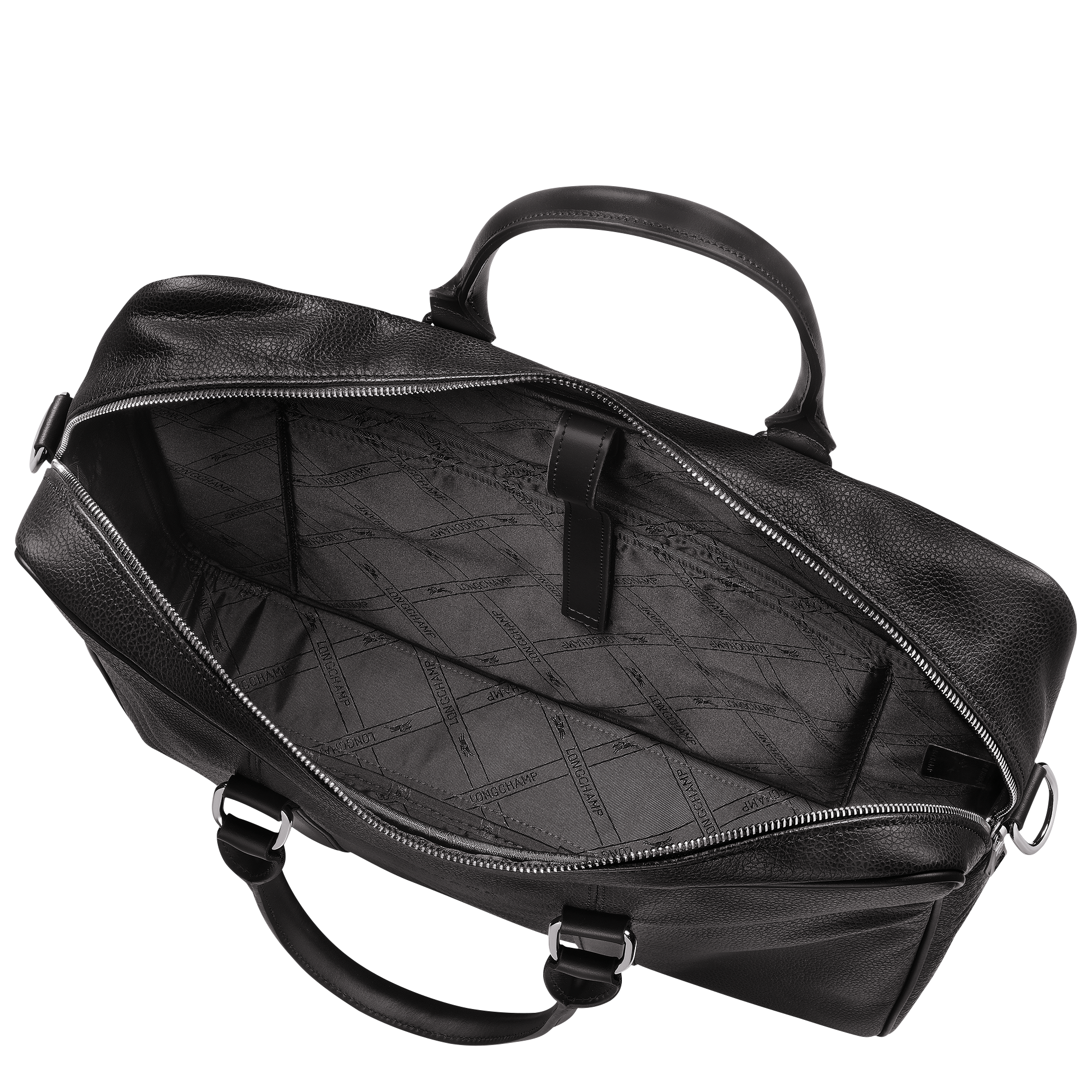 Longchamp Le Foulonné M Briefcase Black