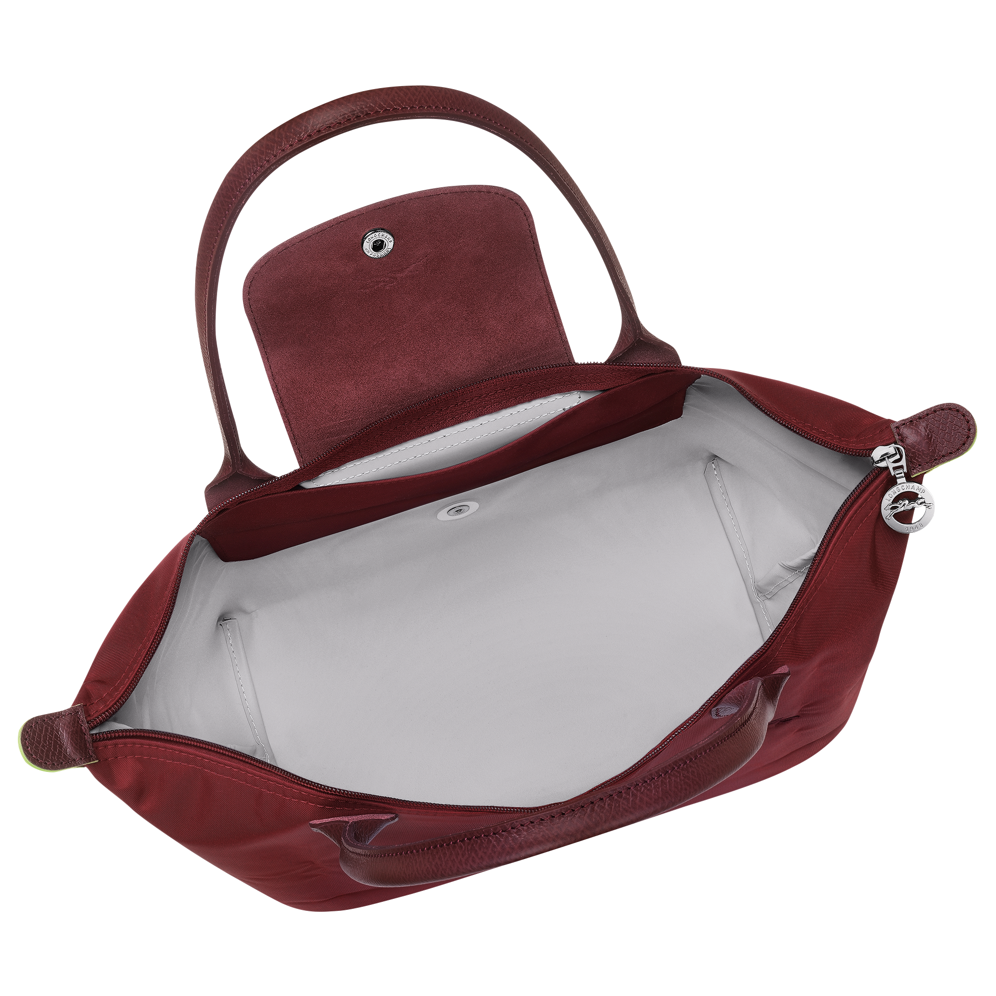 Longchamp Le Pliage Green M Tote bag Pomegranate