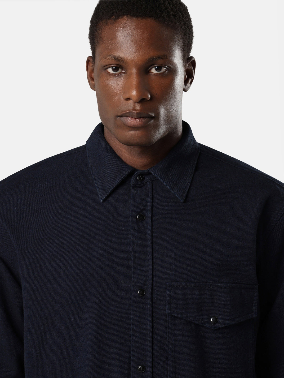 Stone Island Comfort-Fit Long-Sleeve Shirt With Chest Pocket 1100001