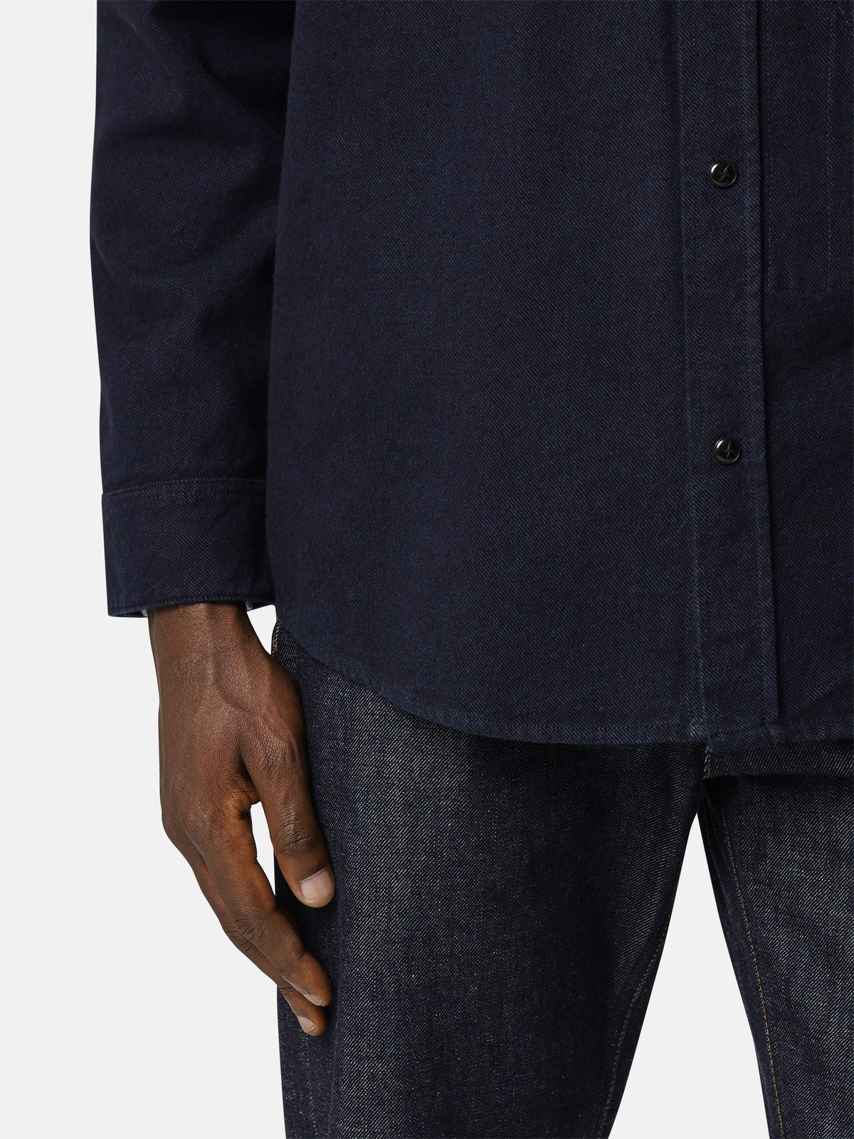 Stone Island Comfort-Fit Long-Sleeve Shirt With Chest Pocket 1100001
