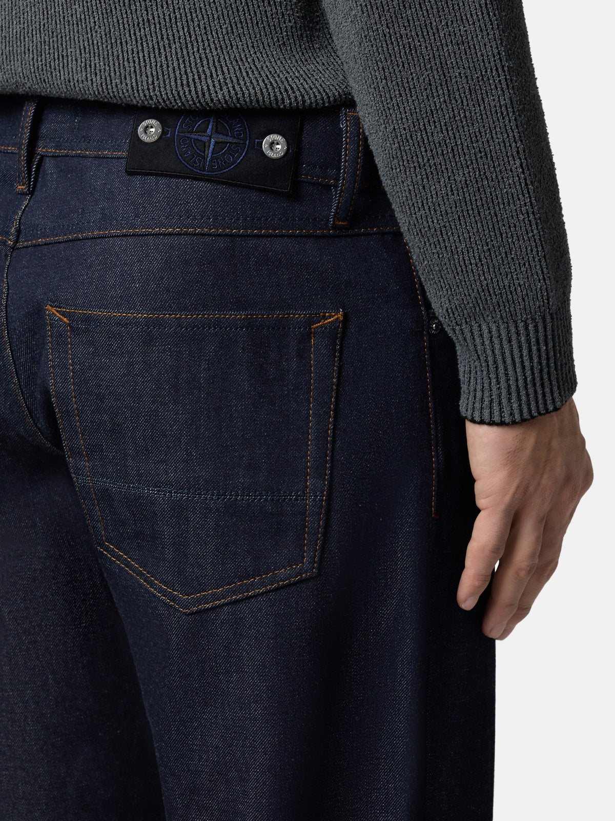 Stone Island Regular-Straight-Fit Five-Pocket Jeans J100005