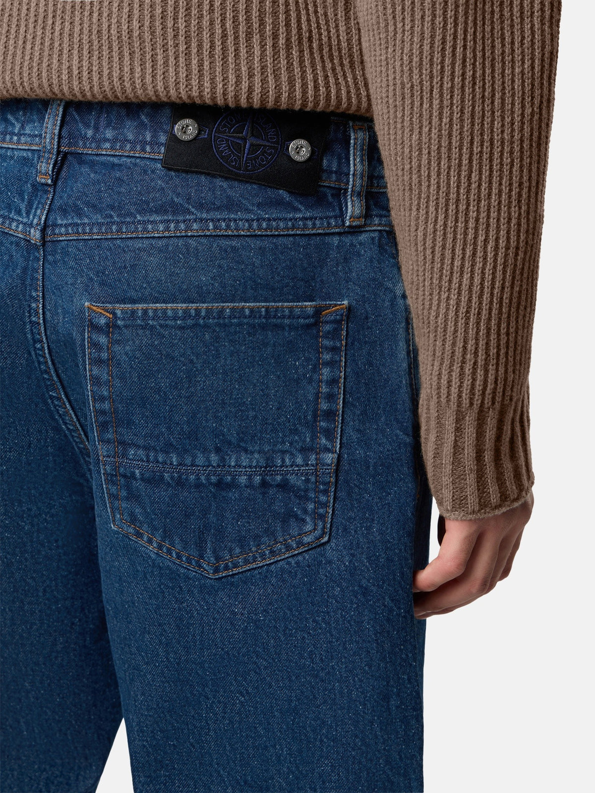 Stone Island Regular-Straight-Fit Five-Pocket Jeans J100005
