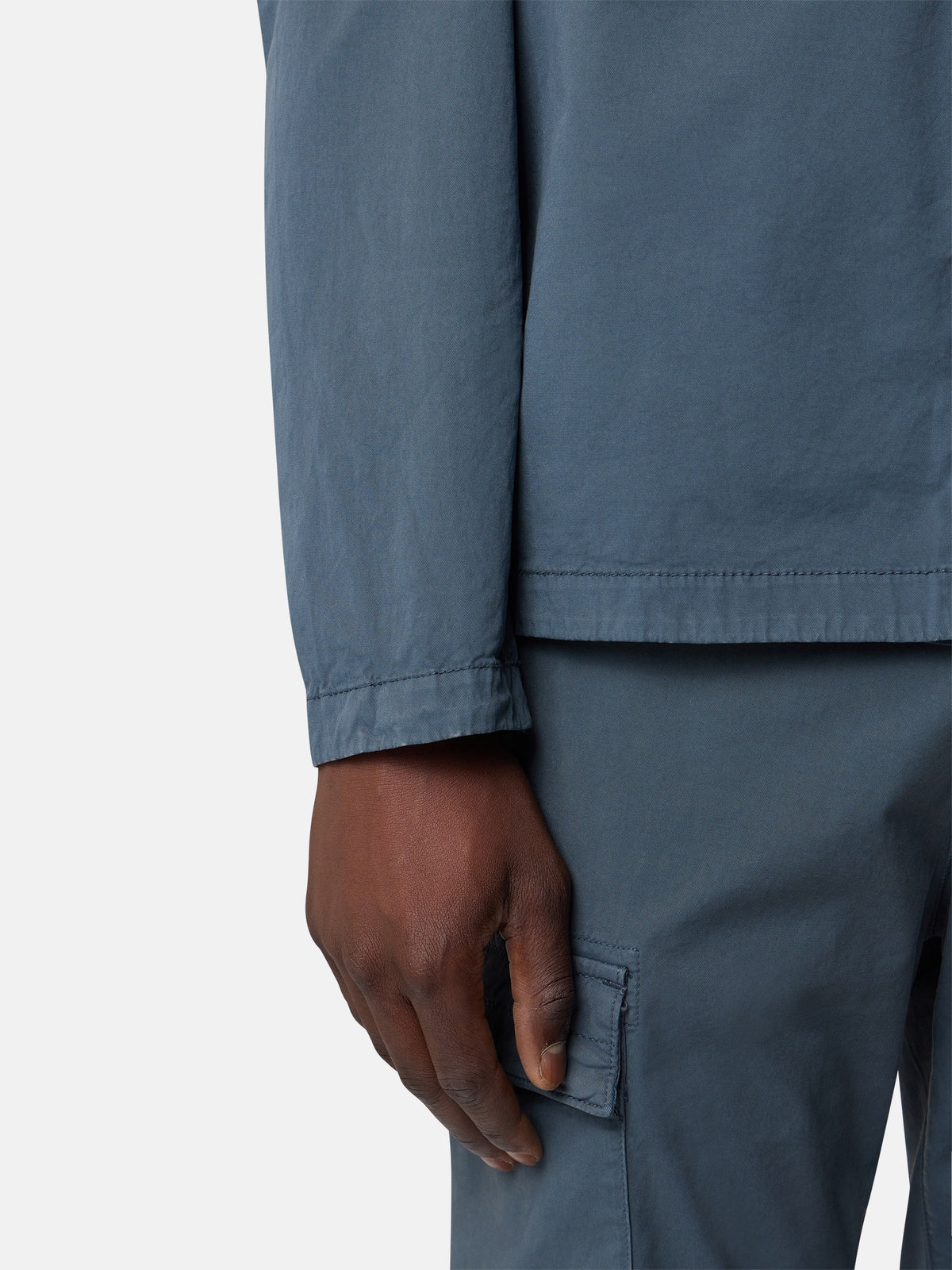 Stone Island Regular-Fit Zip-Up Overshirt with Chest Pockets 1200003