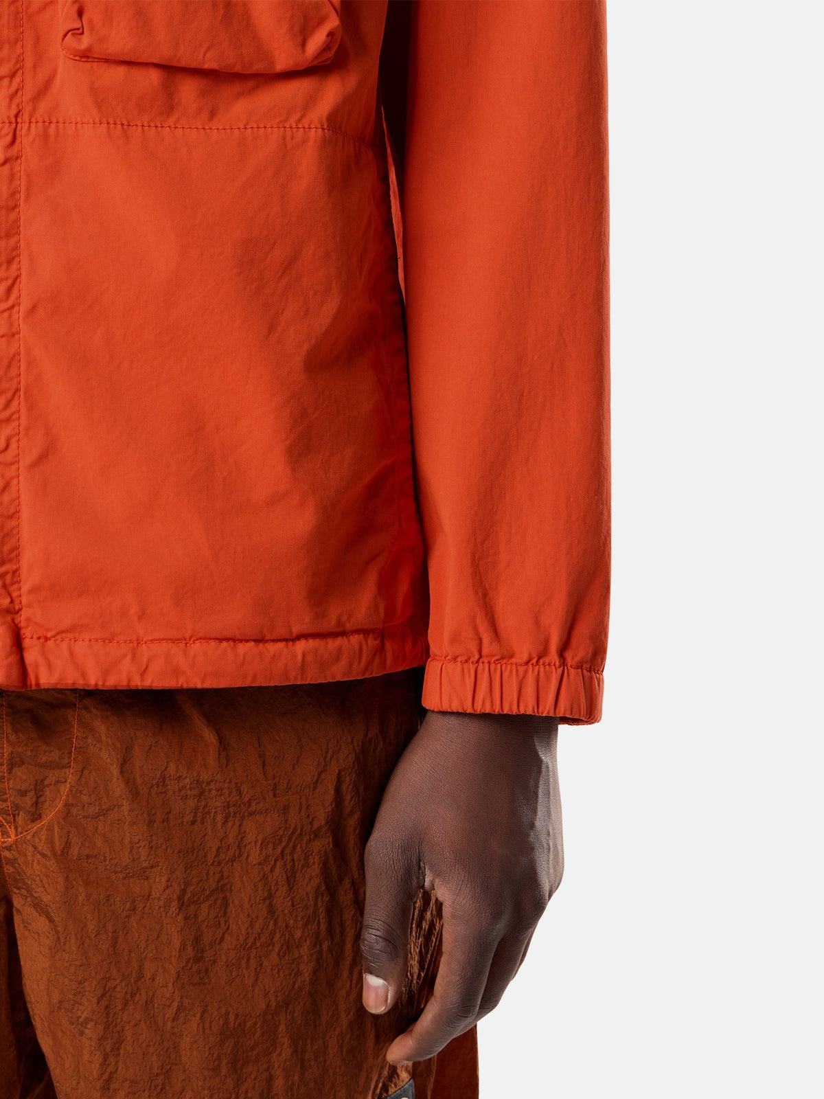 Stone Island Comfort-Fit Hooded Zip-Up Overshirt with Chest Pockets 1200004