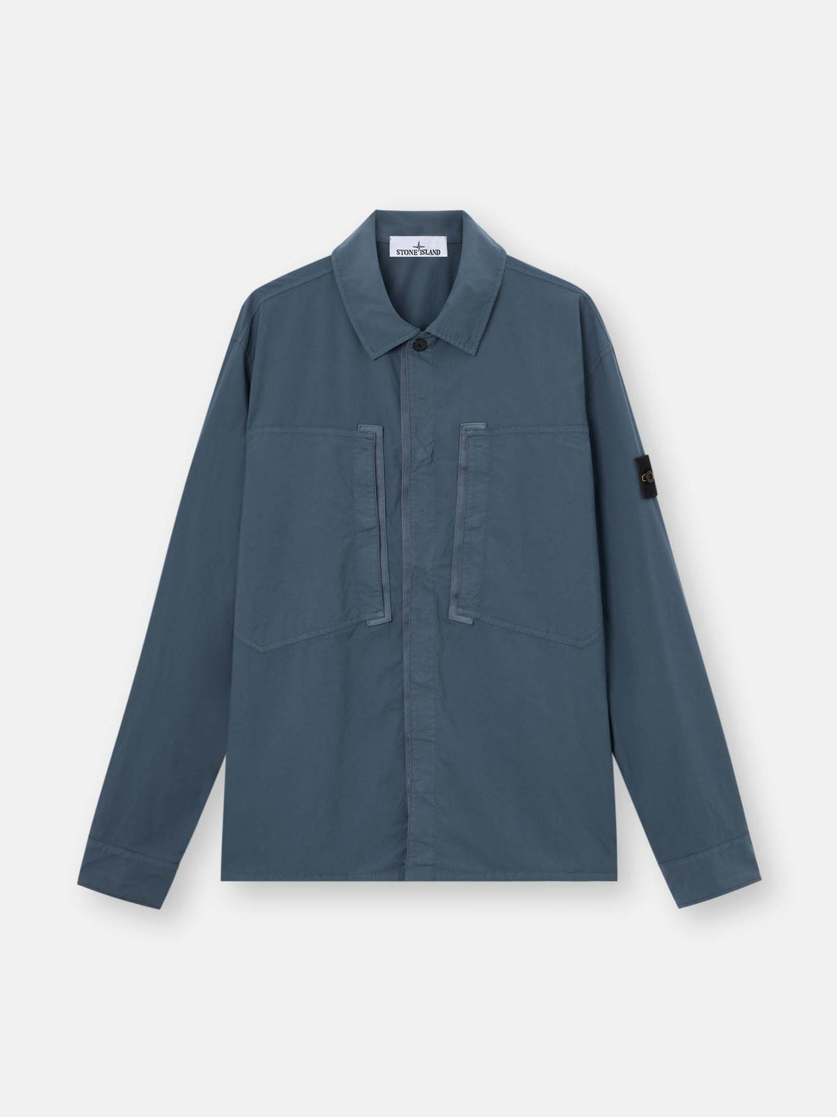 Stone Island Comfort-Fit Zip-Up Overshirt with Chest Pockets 1200005