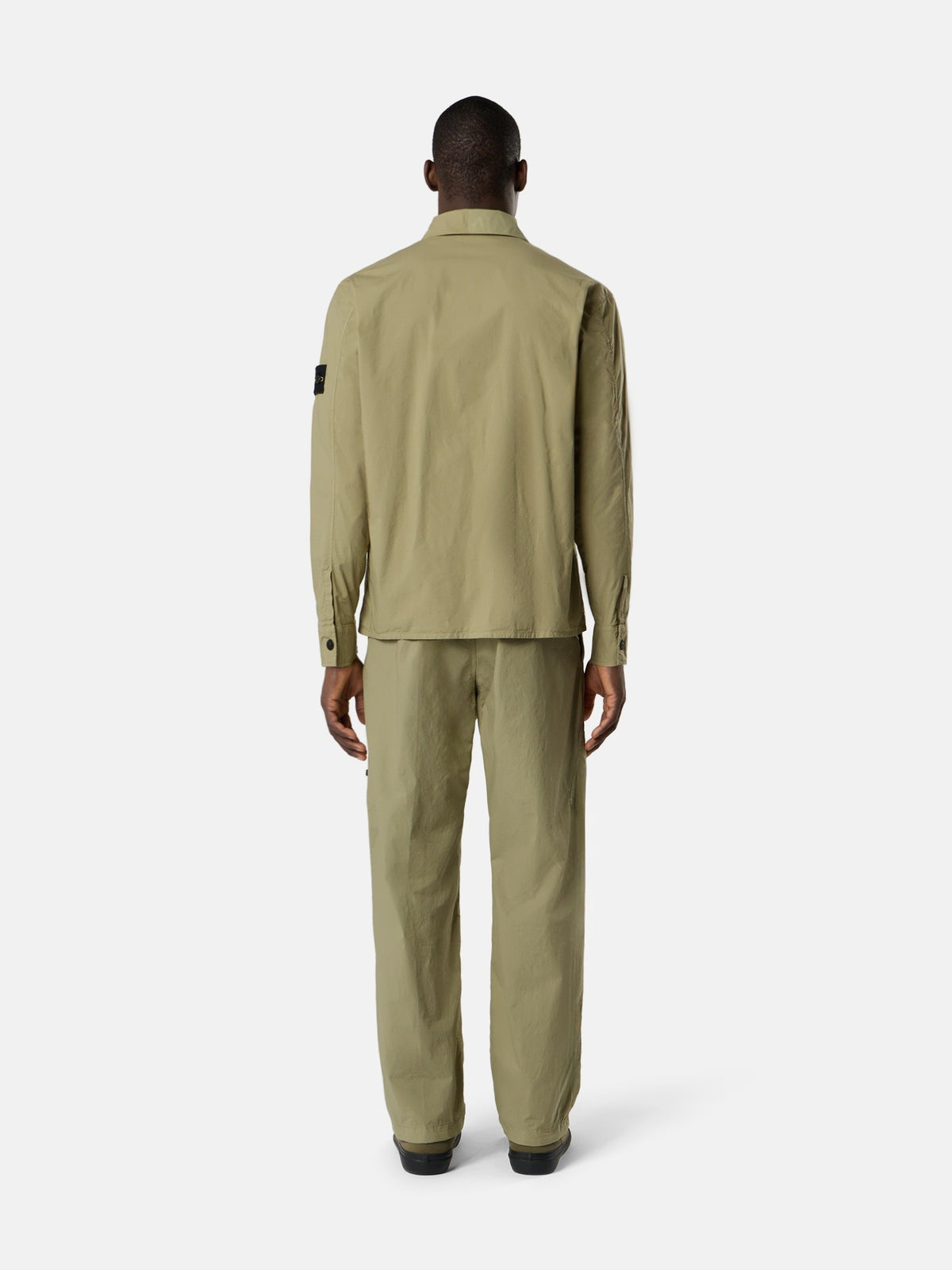 Stone Island Comfort-Fit Zip-Up Overshirt with Chest Pockets 1200005