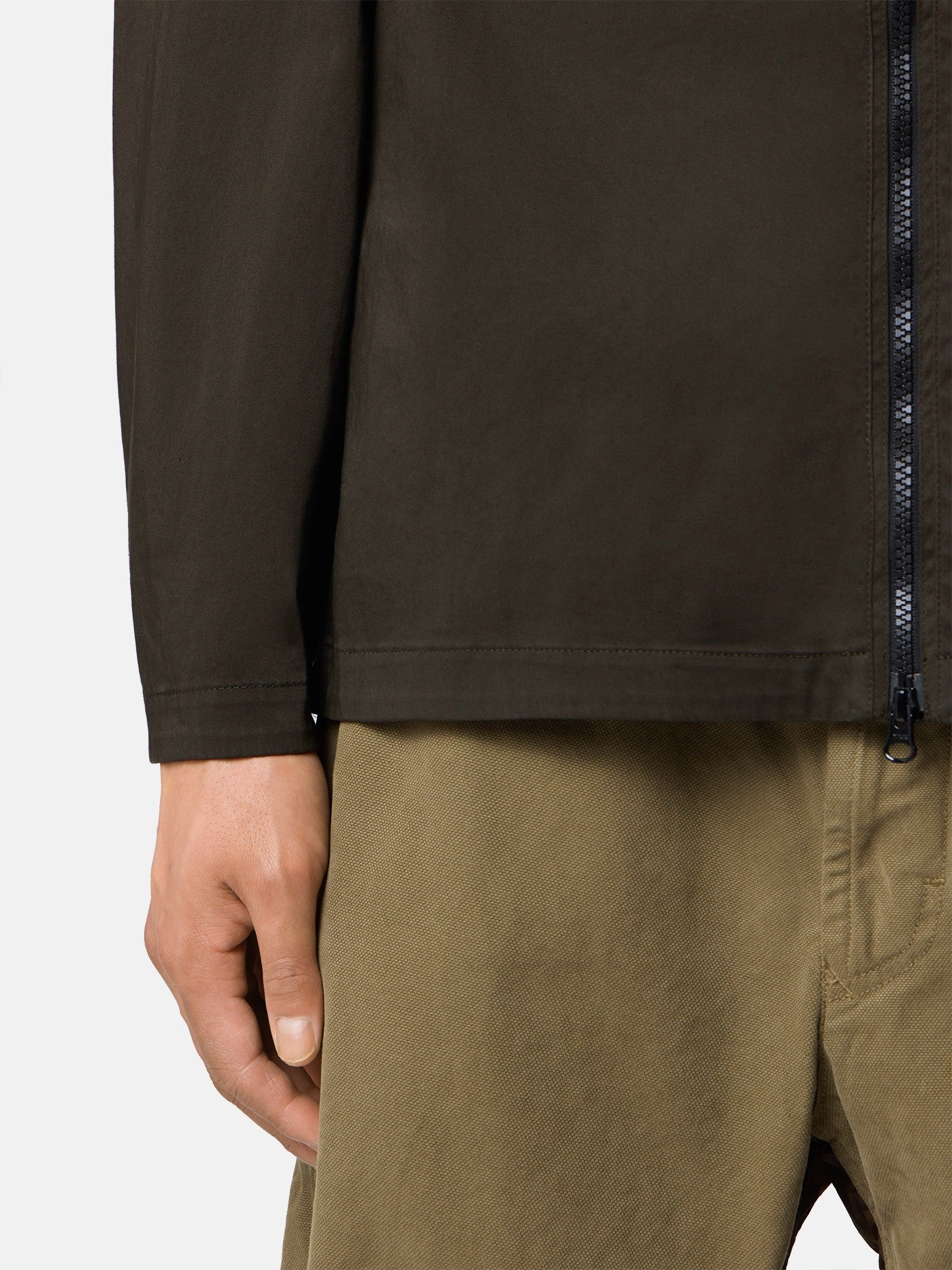 Stone Island Regular-Fit Zip-Up Overshirt with Chest Pockets 1200010