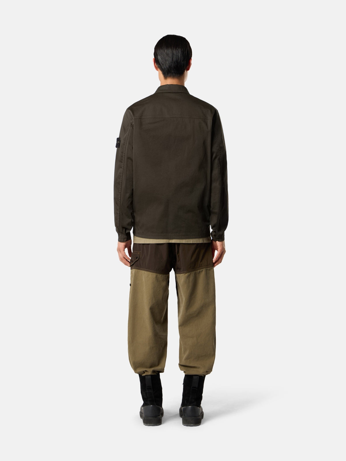Stone Island Regular-Fit Zip-Up Overshirt with Chest Pockets 1200010