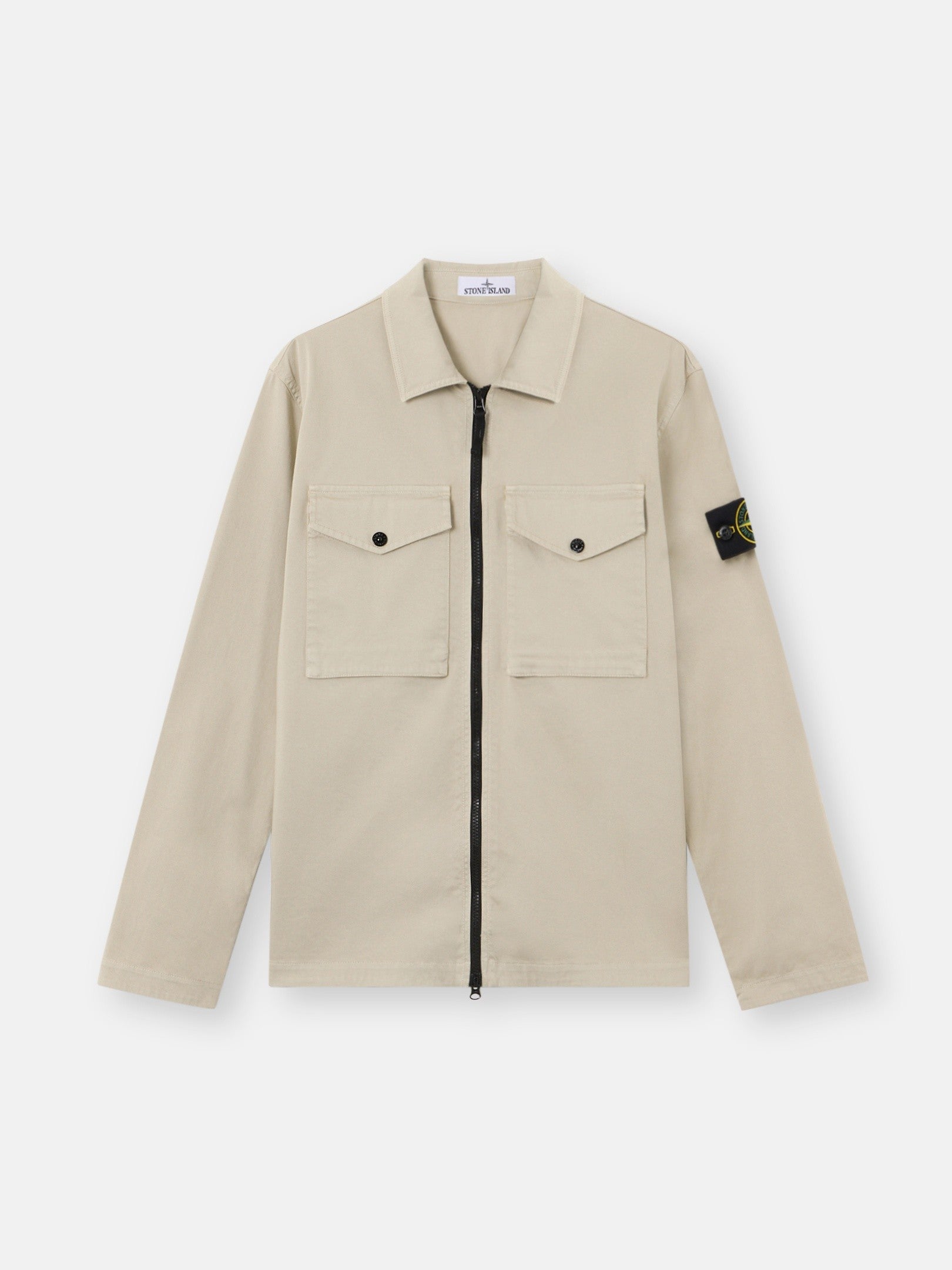 Stone Island Regular-Fit Zip-Up Overshirt with Chest Pockets 1200010