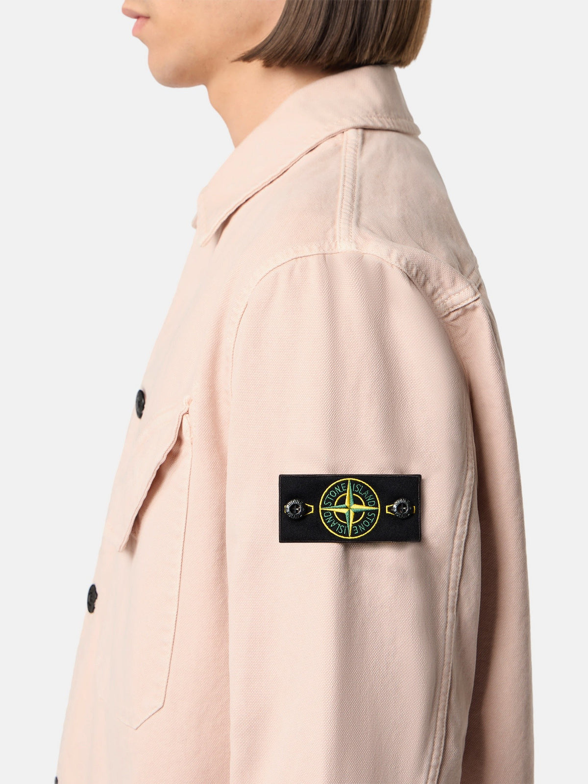 Stone Island Comfort-Fit Overshirt with Chest Pocket 1200012