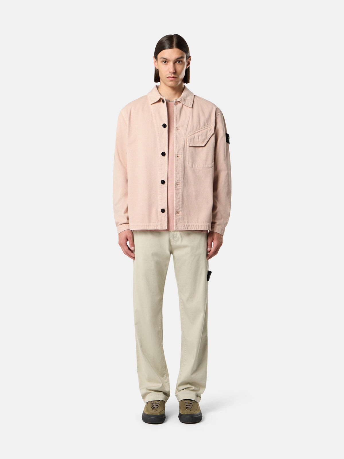 Stone Island Comfort-Fit Overshirt with Chest Pocket 1200012