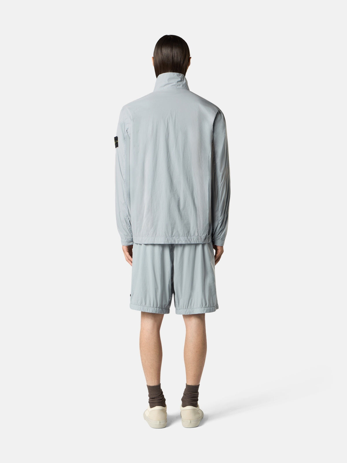 Stone Island Comfort-Fit Zip-Up Overshirt with Chest Pocket 1200015