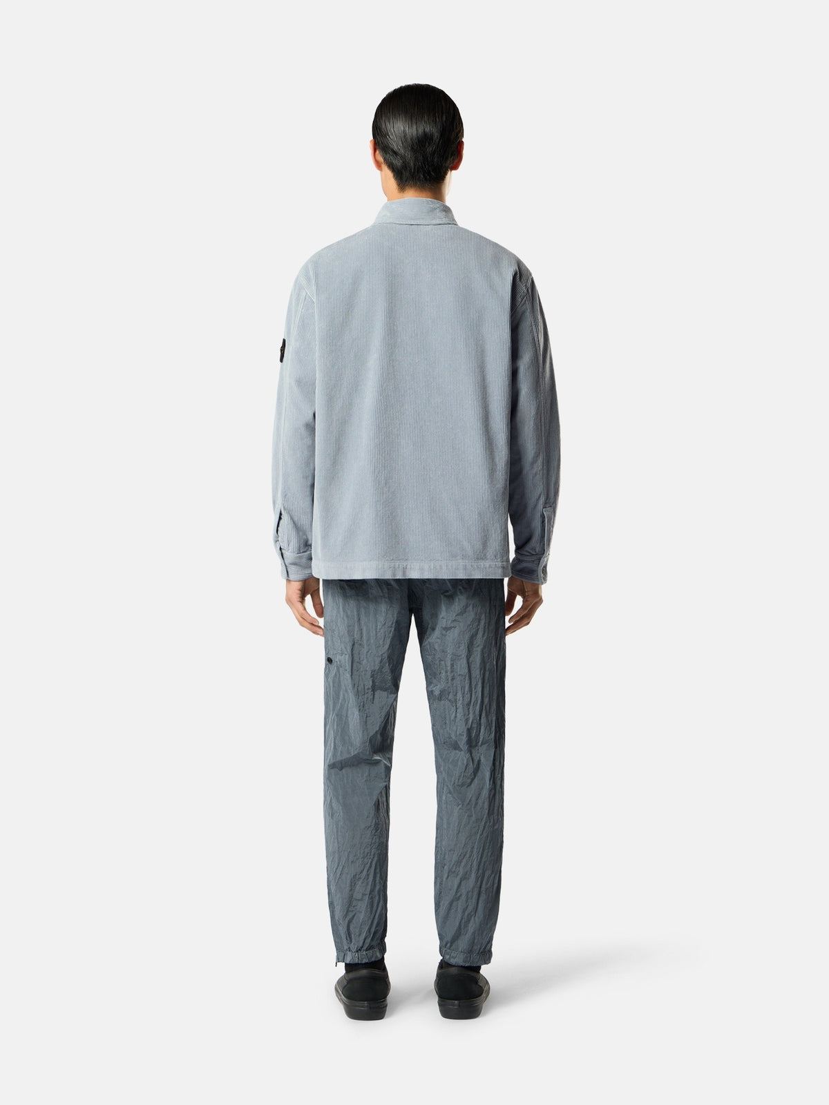 Stone Island Comfort-Fit Snap-Front Overshirt with Chest Pocket 1200016
