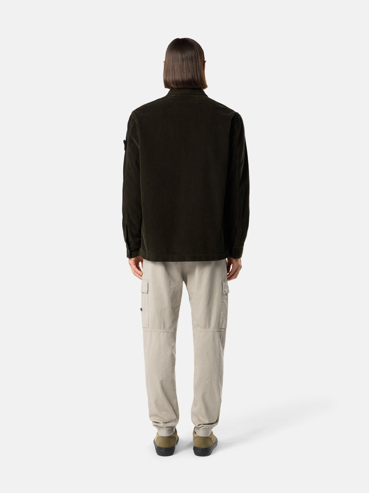 Stone Island Comfort-Fit Snap-Front Overshirt with Chest Pocket 1200016