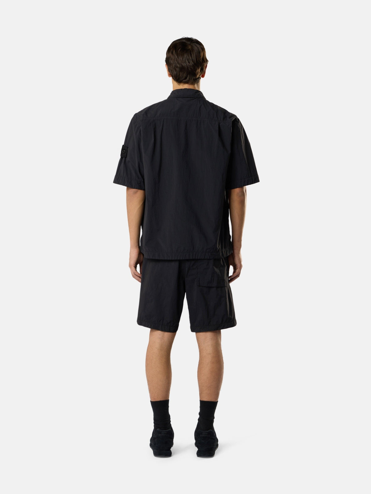 Stone Island Comfort-Fit Short-Sleeve Shirt with Chest Pocket 1200019