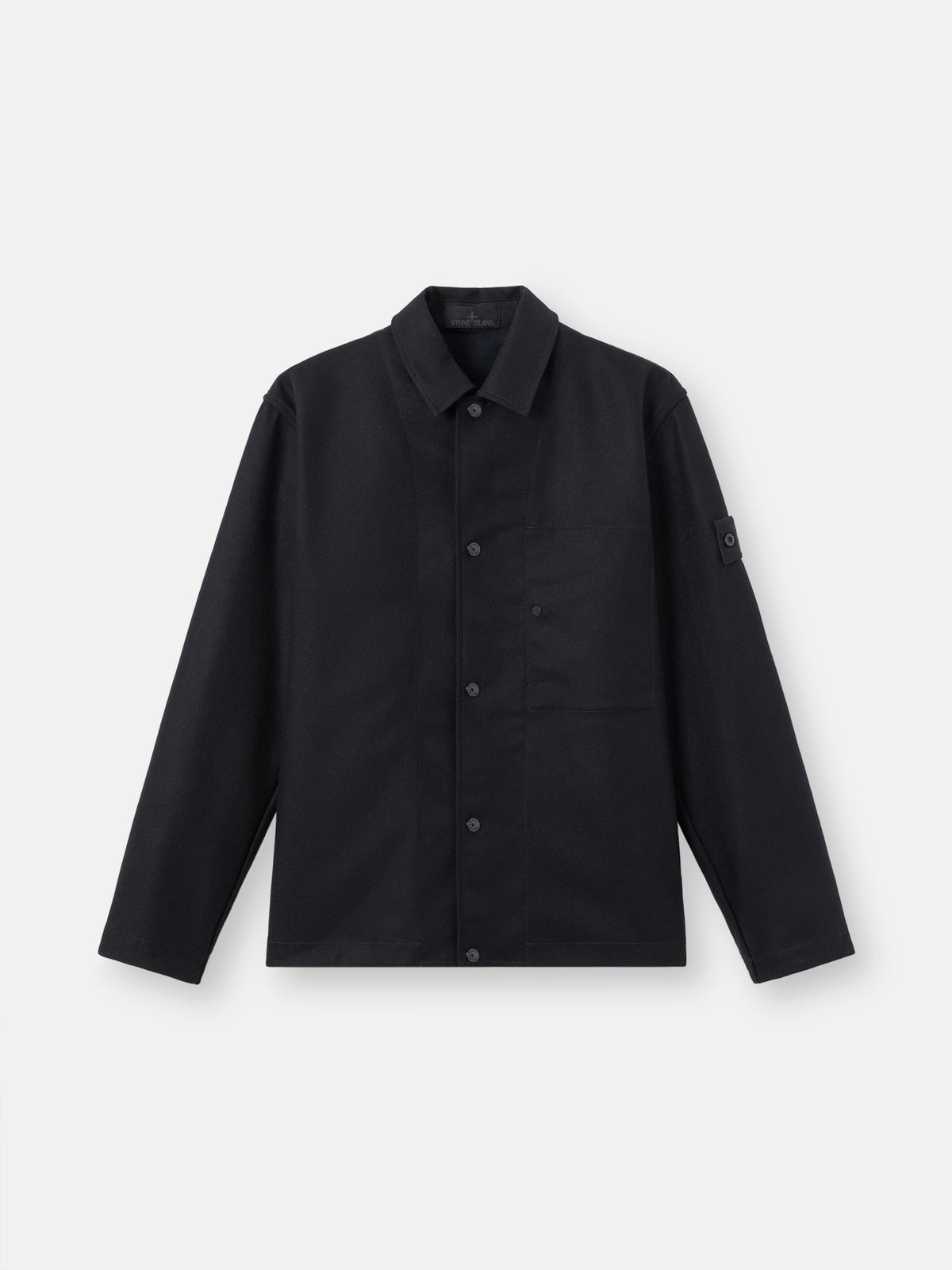 Stone Island Regular-Fit Overshirt With Chest Pocket 1200020