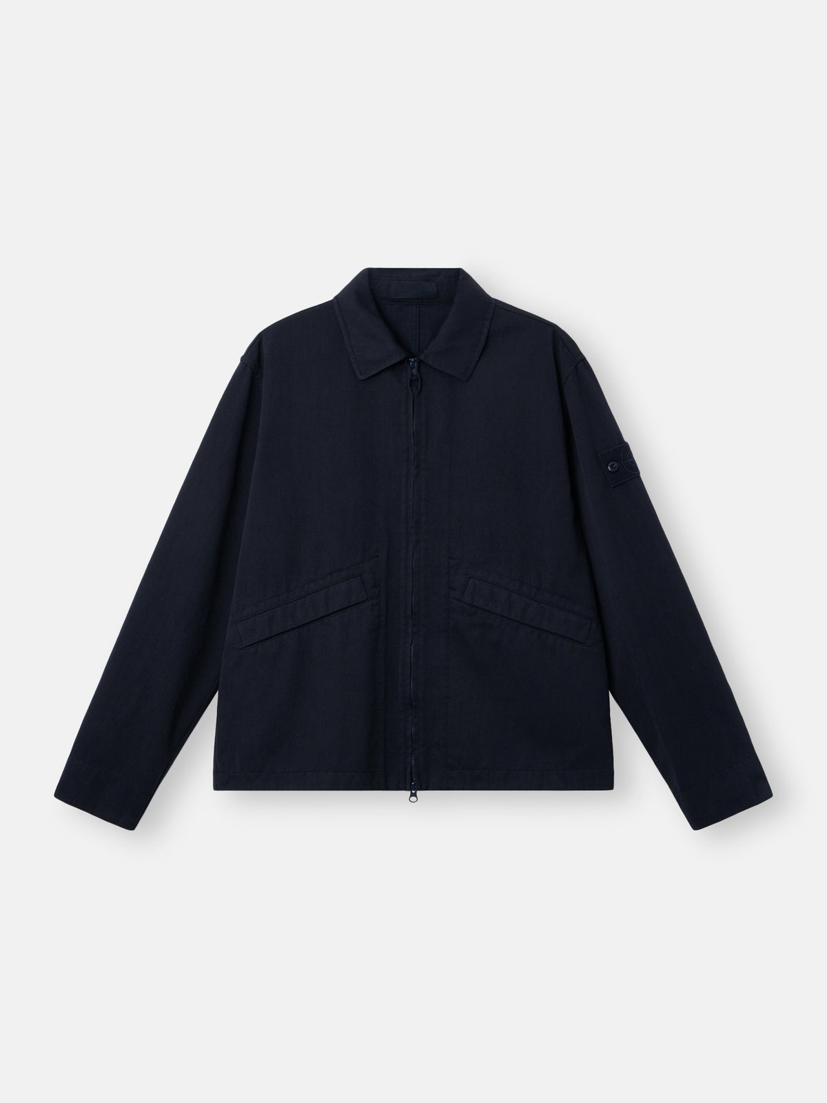Stone Island Comfort-Fit Zip-Up Overshirt With Pockets 1200021