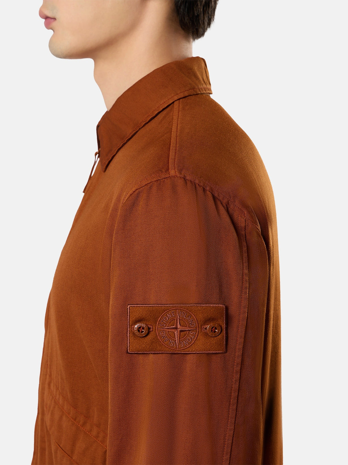 Stone Island Comfort-Fit Zip-Up Overshirt With Pockets 1200021