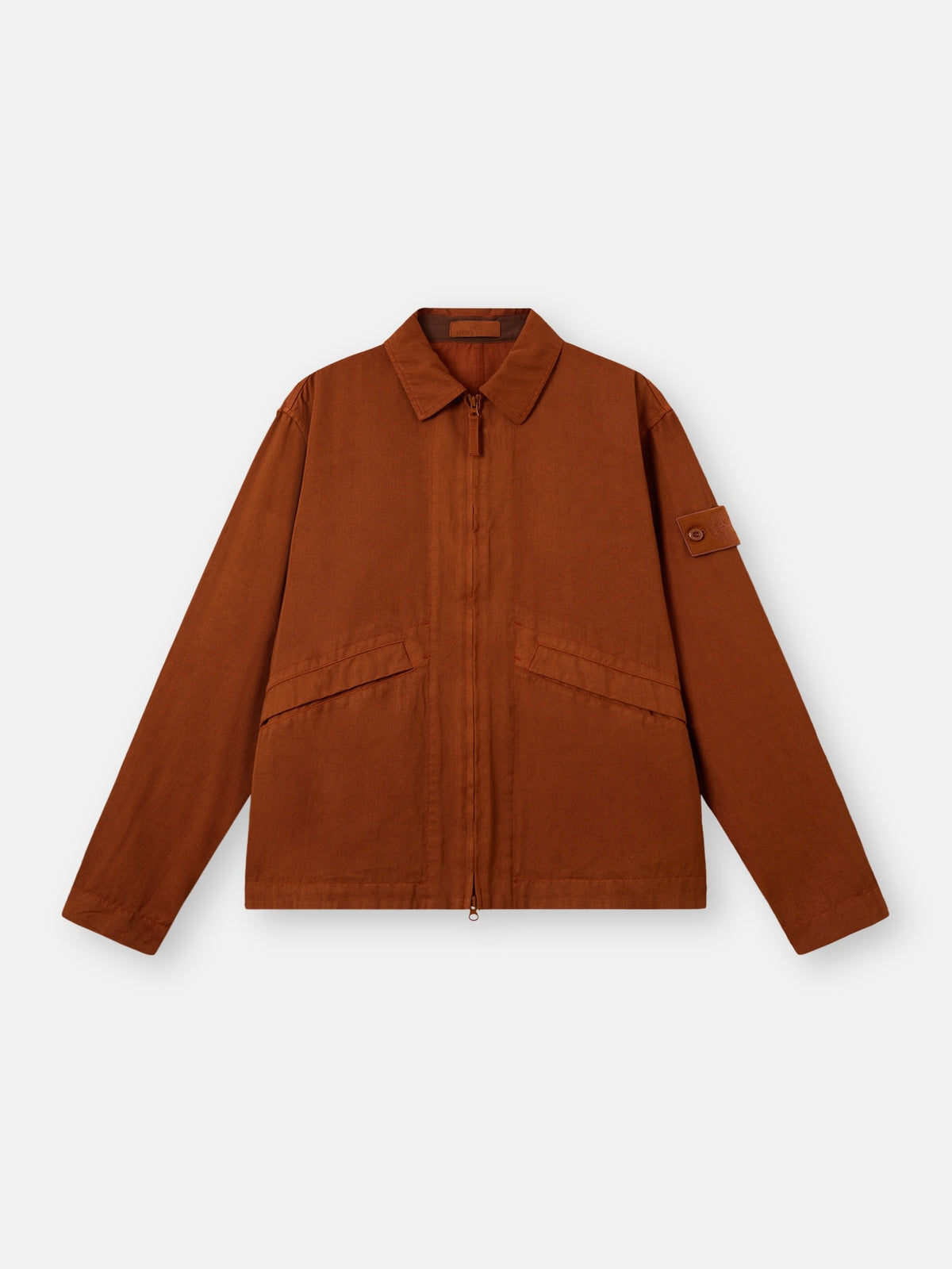Stone Island Comfort-Fit Zip-Up Overshirt With Pockets 1200021