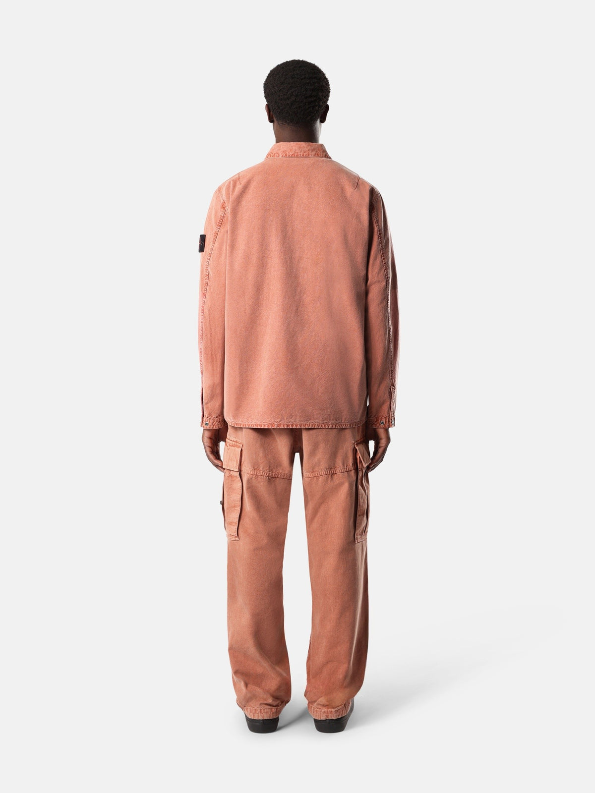 Stone Island Comfort-Fit Snap-Front Overshirt with Chest Pocket 1200028