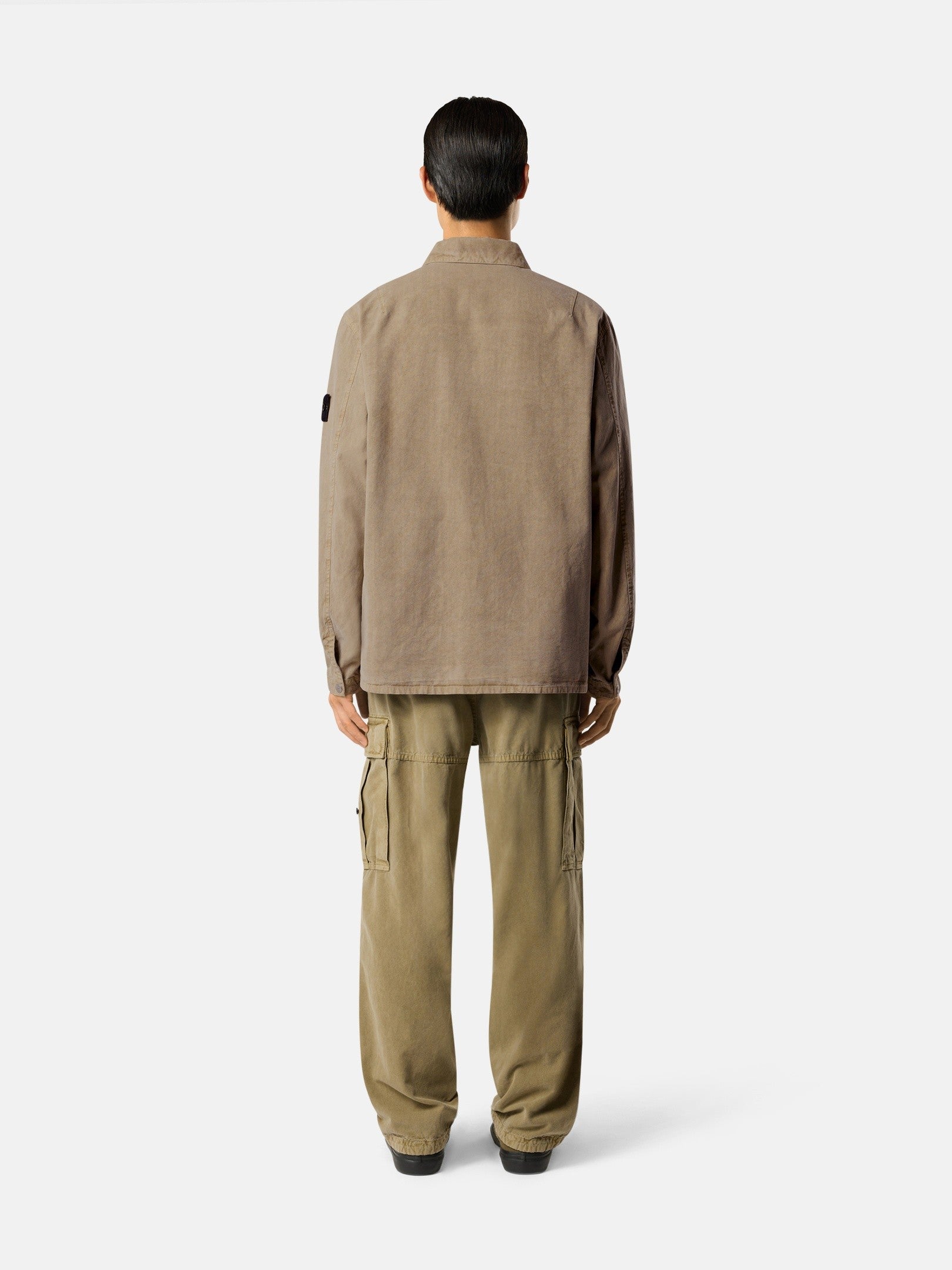 Stone Island Comfort-Fit Snap-Front Overshirt with Chest Pocket 1200028
