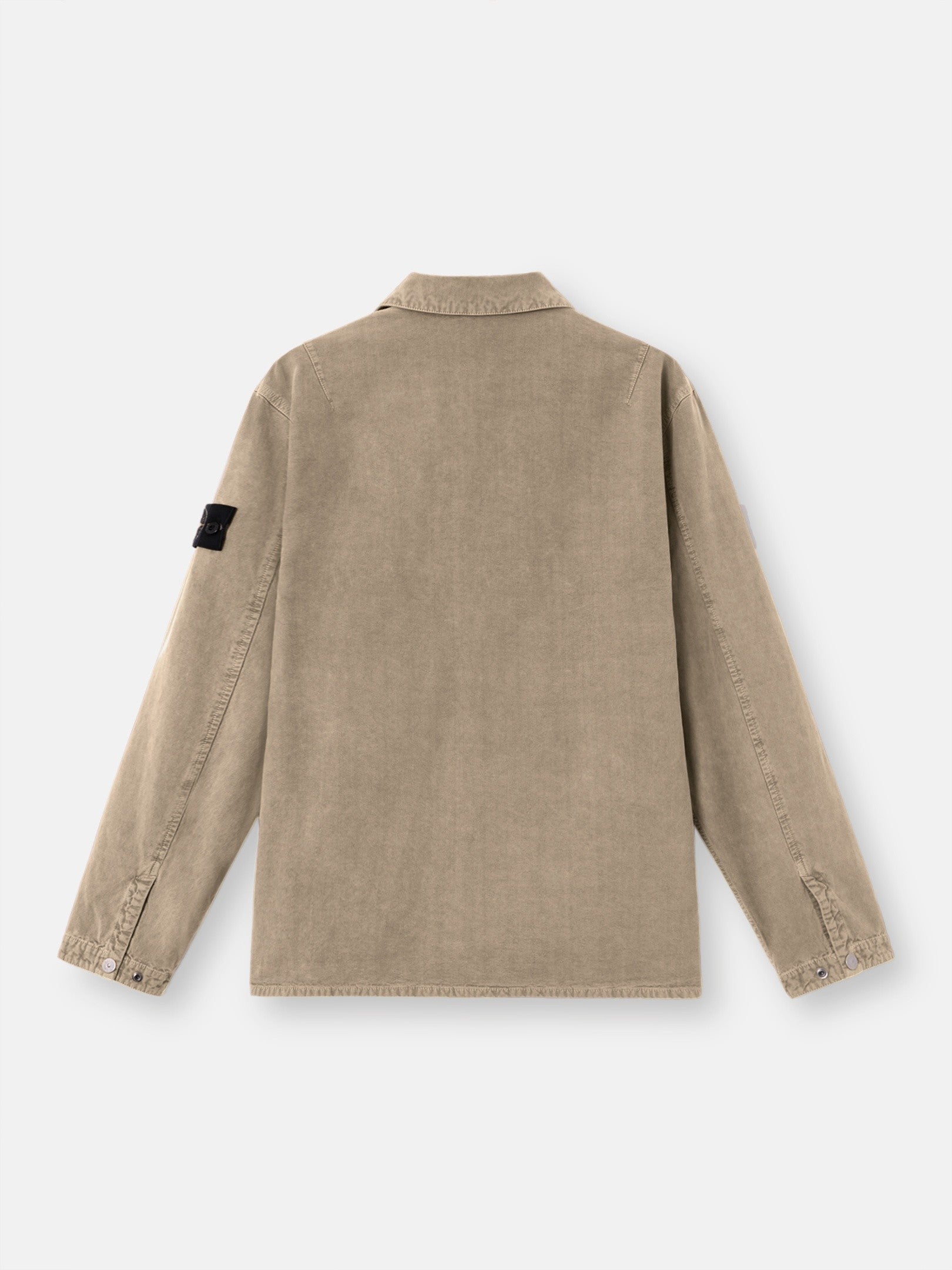 Stone Island Comfort-Fit Snap-Front Overshirt with Chest Pocket 1200028