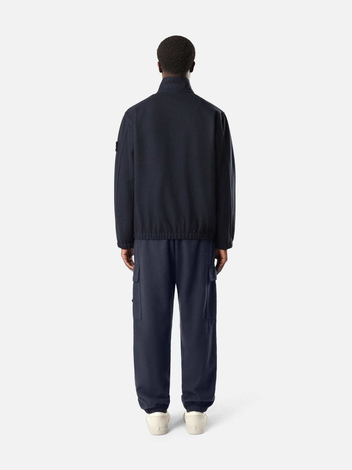 Stone Island Comfort-Fit Zip-Up Overshirt with Elasticated Cuffs 1200033