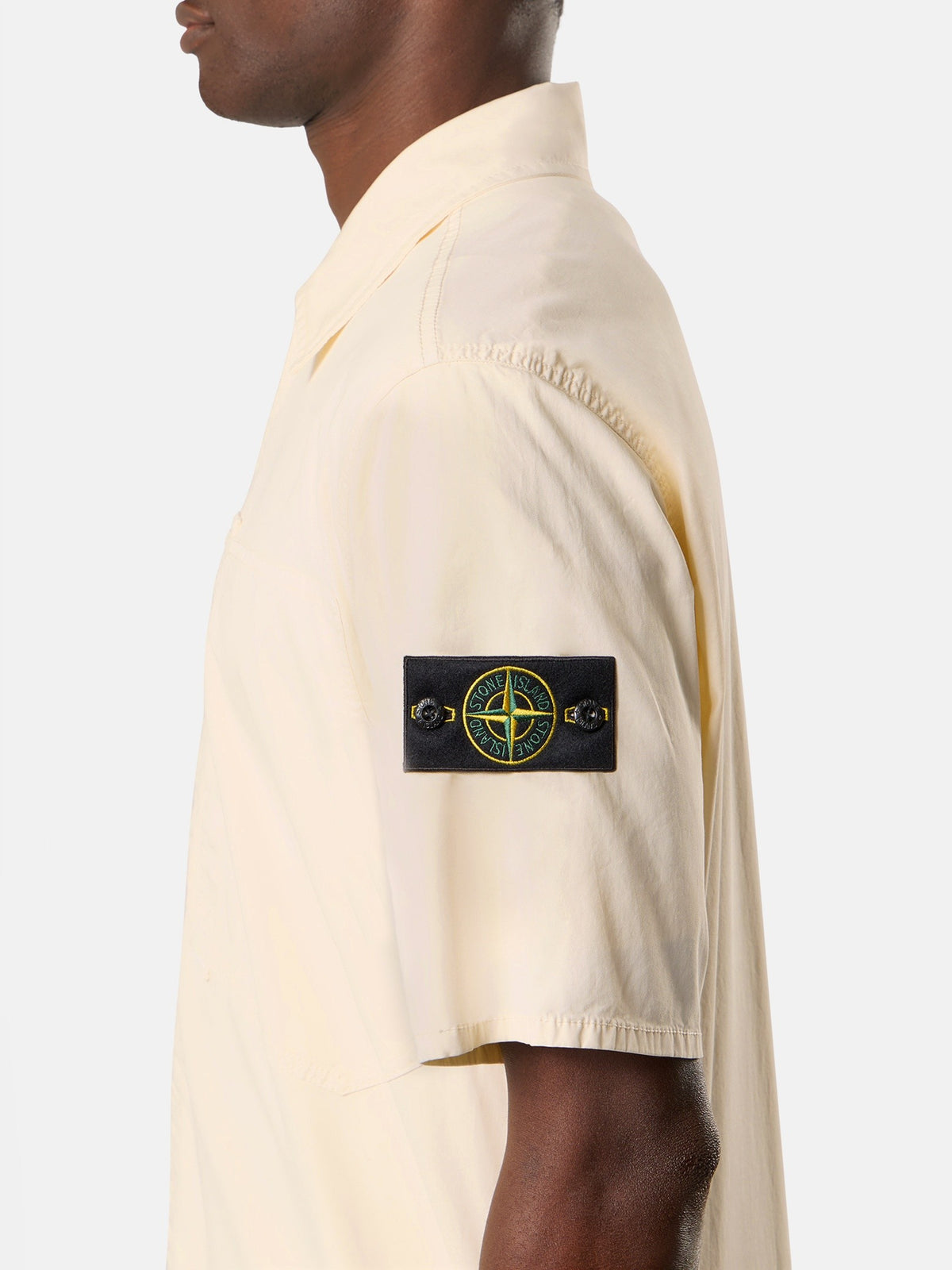 Stone Island Comfort-Fit Short-Sleeve Shirt with Chest Pockets 1200037
