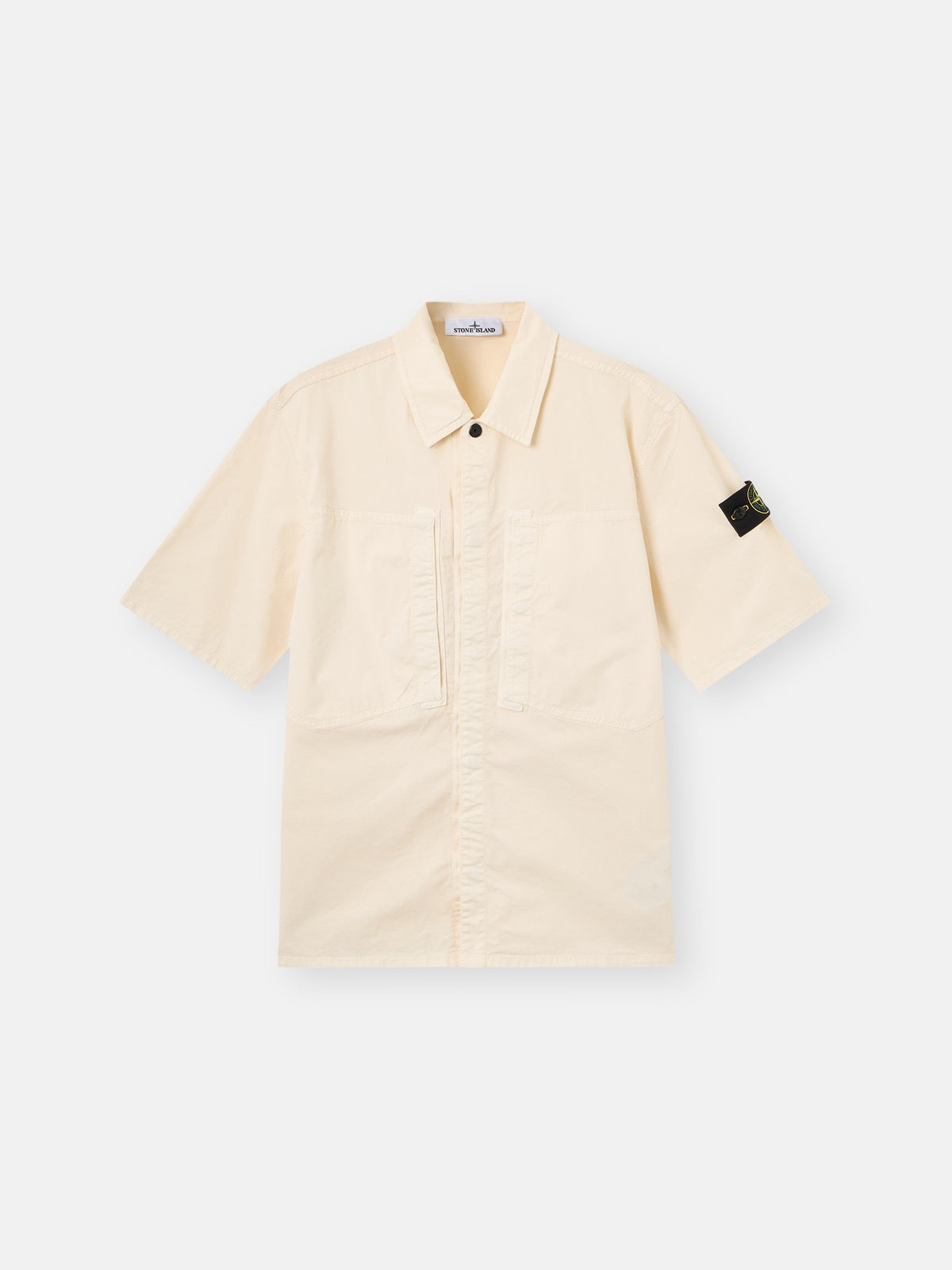 Stone Island Comfort-Fit Short-Sleeve Shirt with Chest Pockets 1200037