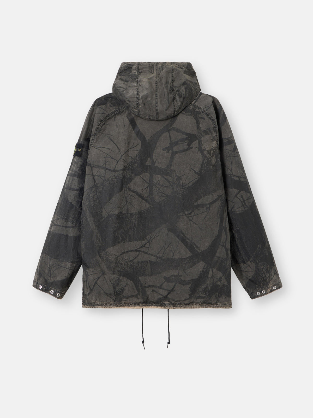 Stone Island Comfort-Fit Hooded Zip-Up Overshirt With Wind Resistance 1200038
