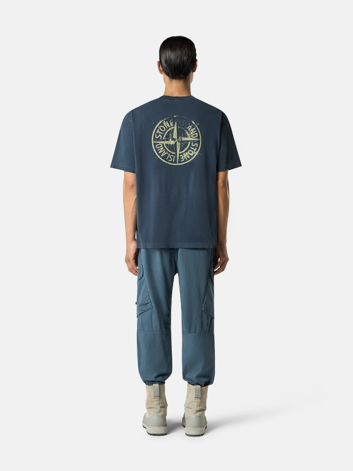 Stone Island Regular-Fit T-Shirt With ‘Mud’ Print 2100001