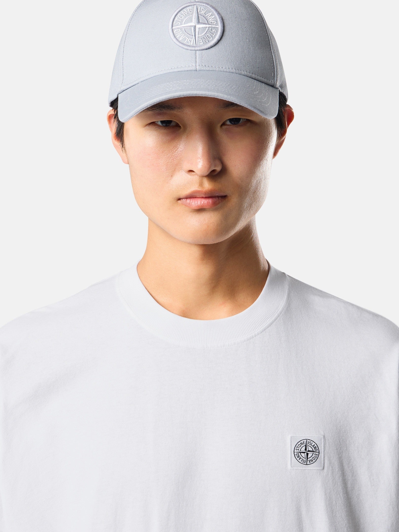 Stone Island Regular-Fit Long-Sleeve T-Shirt with Tonal Compass Logo Patch 2100007