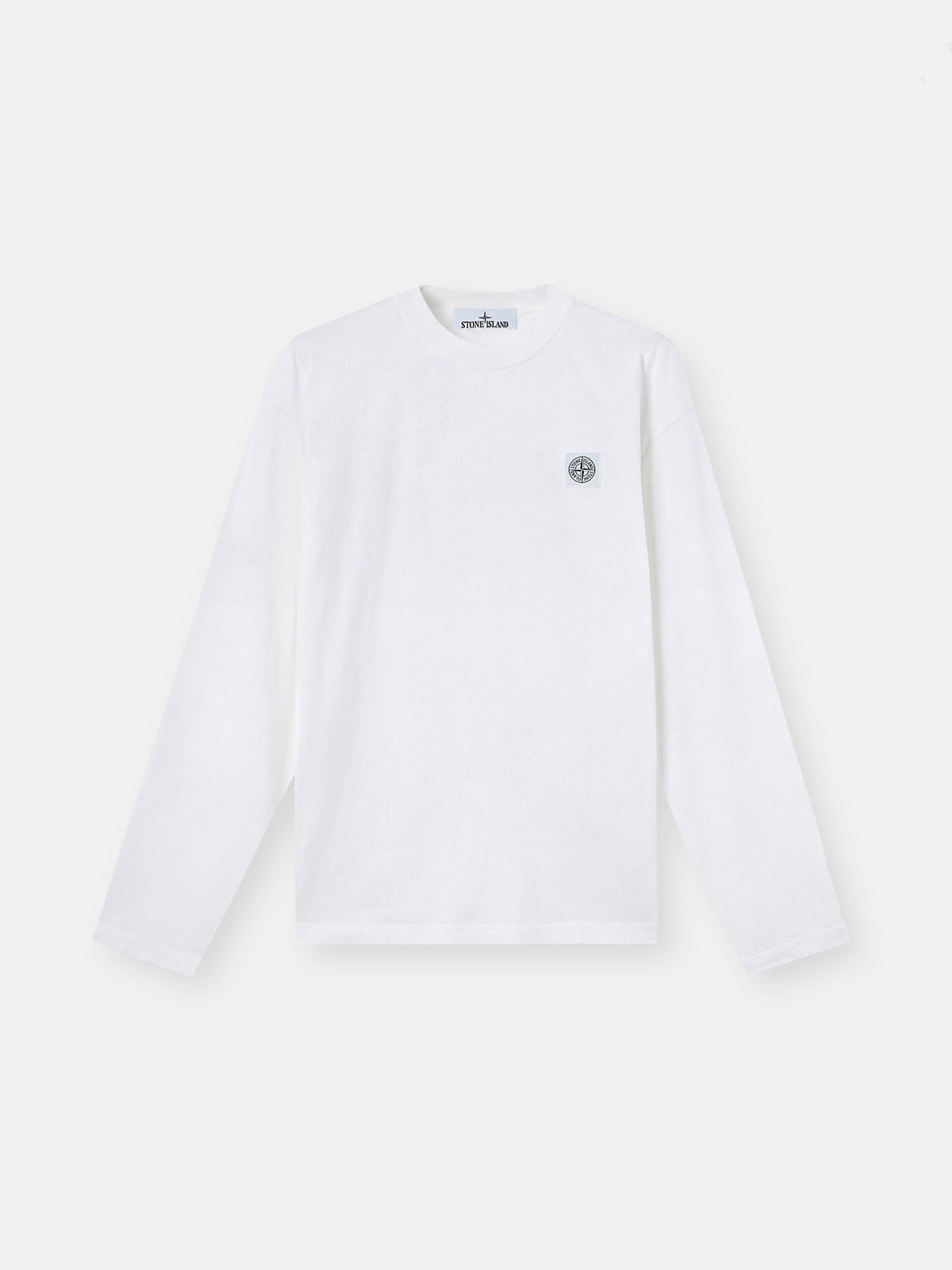 Stone Island Regular-Fit Long-Sleeve T-Shirt with Tonal Compass Logo Patch 2100007