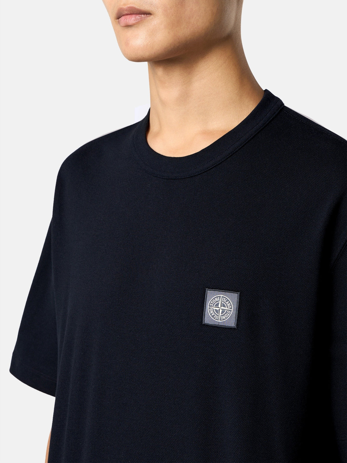 Stone Island Regular-Fit T-Shirt with Compass Logo Patch 2100015