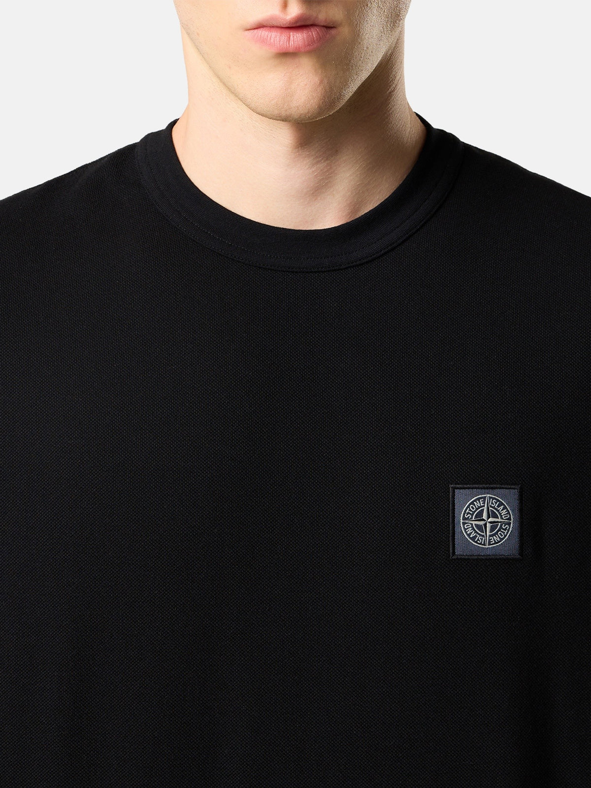 Stone Island Regular-Fit T-Shirt with Compass Logo Patch 2100015