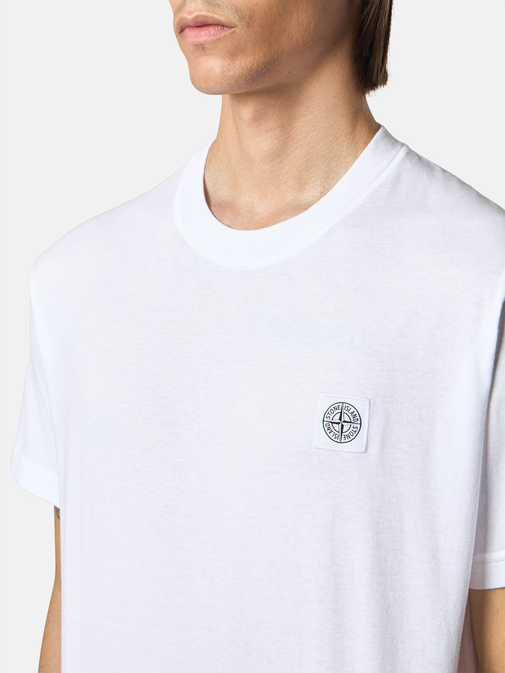 Stone Island Slim-Fit T-Shirt with Compass Patch 2100026