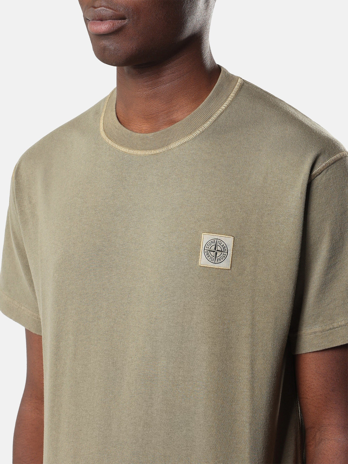 Stone Island Slim-Fit T-Shirt with Compass Patch 2100026