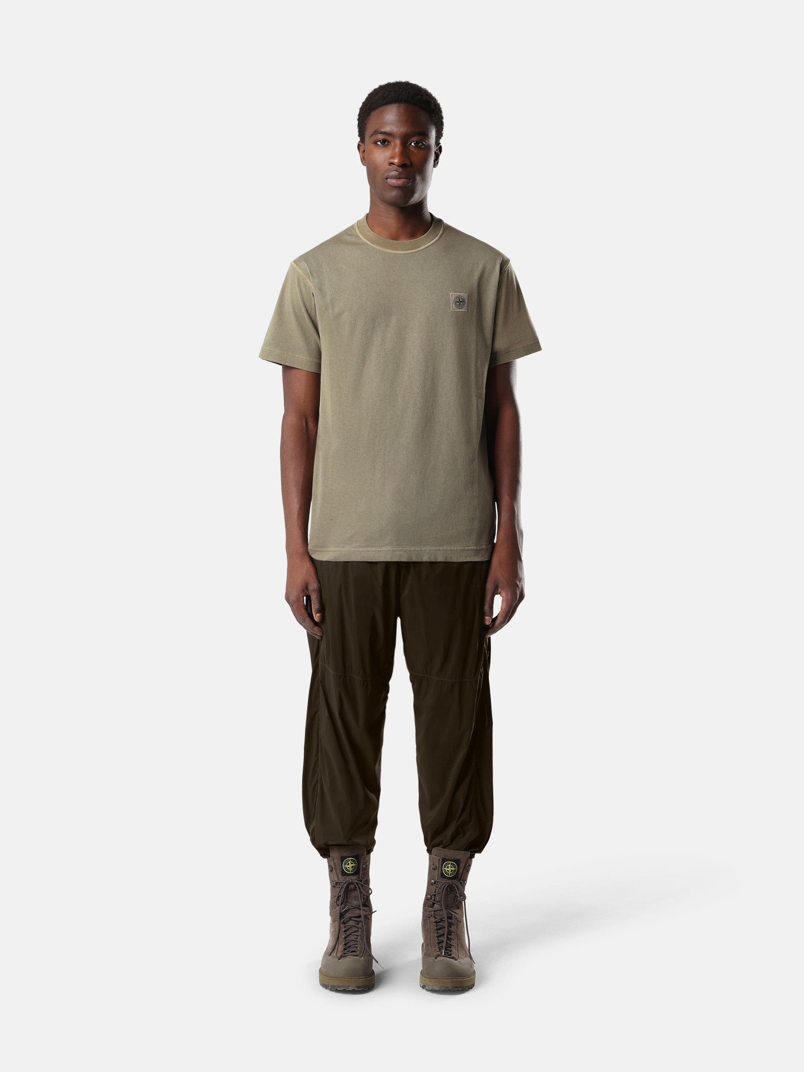 Stone Island Slim-Fit T-Shirt with Compass Patch 2100026