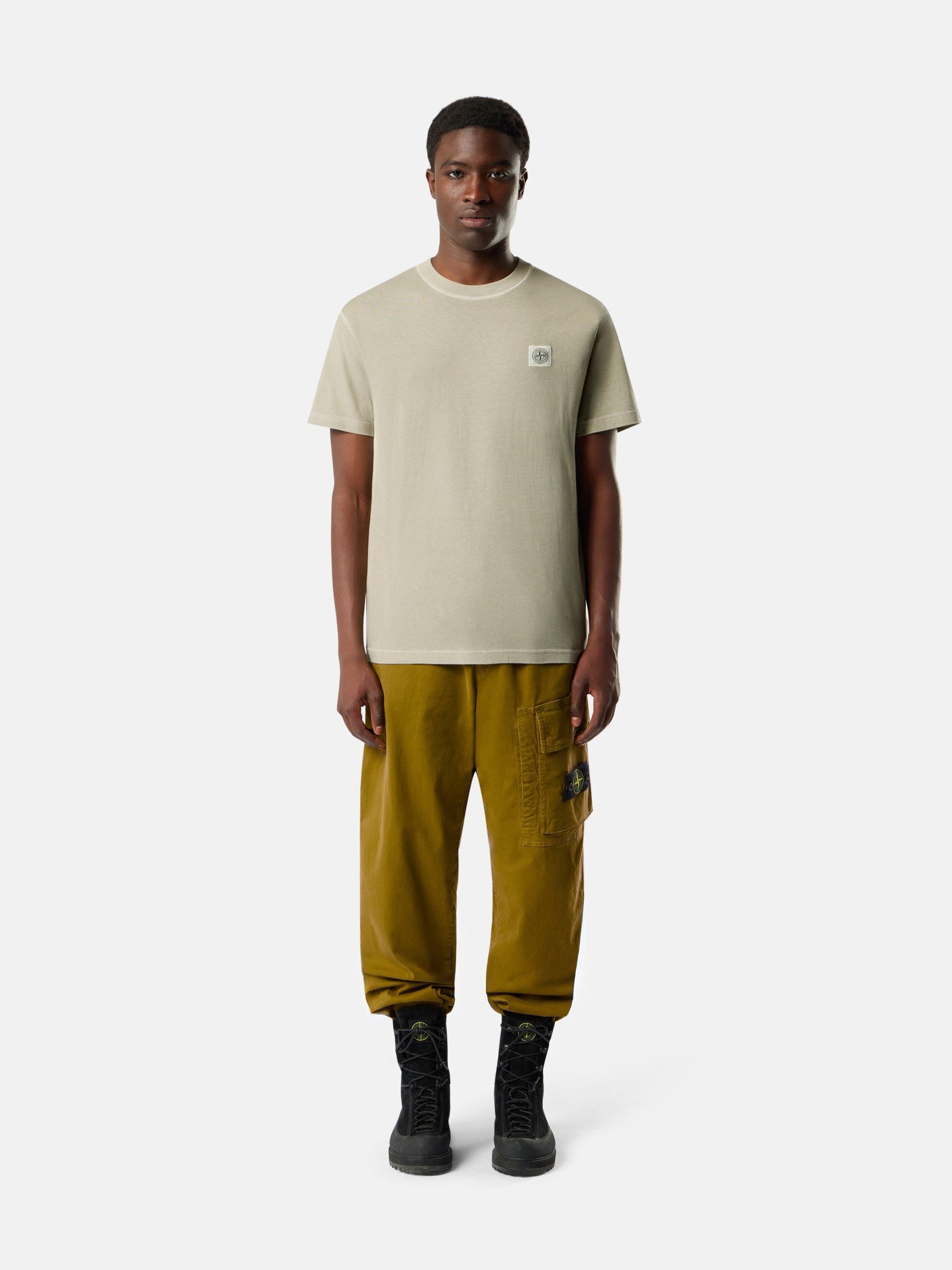 Stone Island Slim-Fit T-Shirt with Compass Patch 2100026
