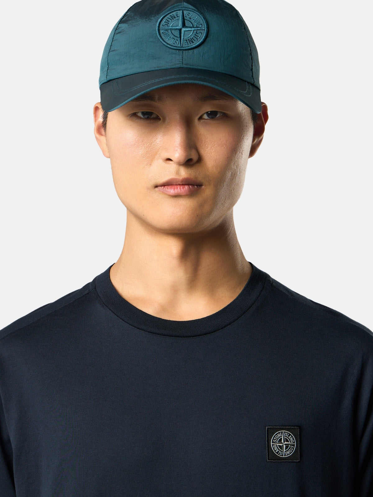 Stone Island Slim-Fit Long-Sleeve T-Shirt with Compass Patch 2100031