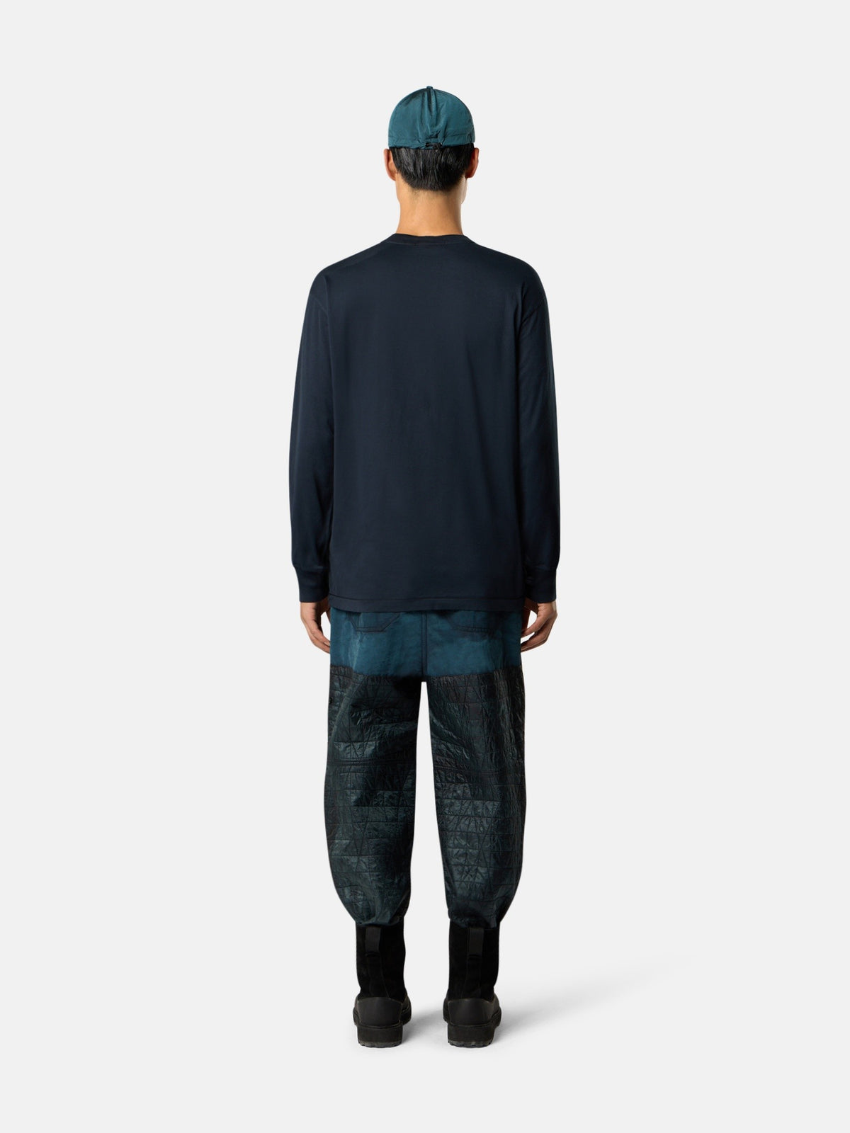 Stone Island Slim-Fit Long-Sleeve T-Shirt with Compass Patch 2100031