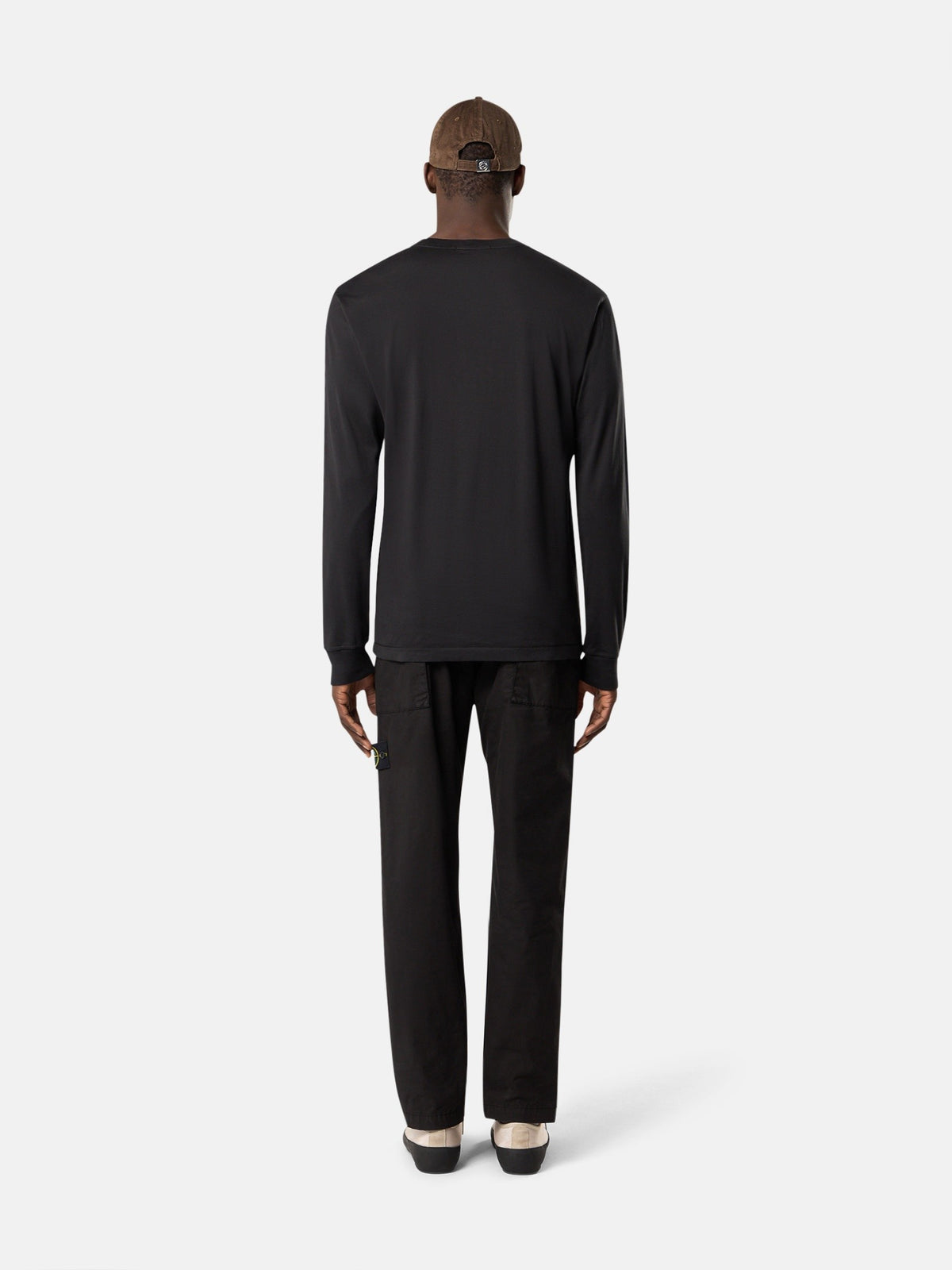 Stone Island Slim-Fit Long-Sleeve T-Shirt with Compass Patch 2100031