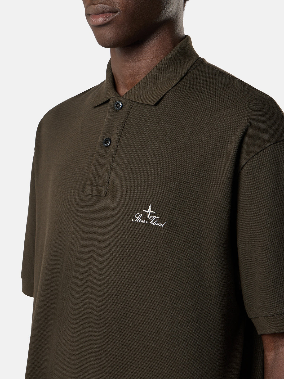 Stone Island Regular-Fit Polo Shirt with Archival Logo Embroidery 2200002