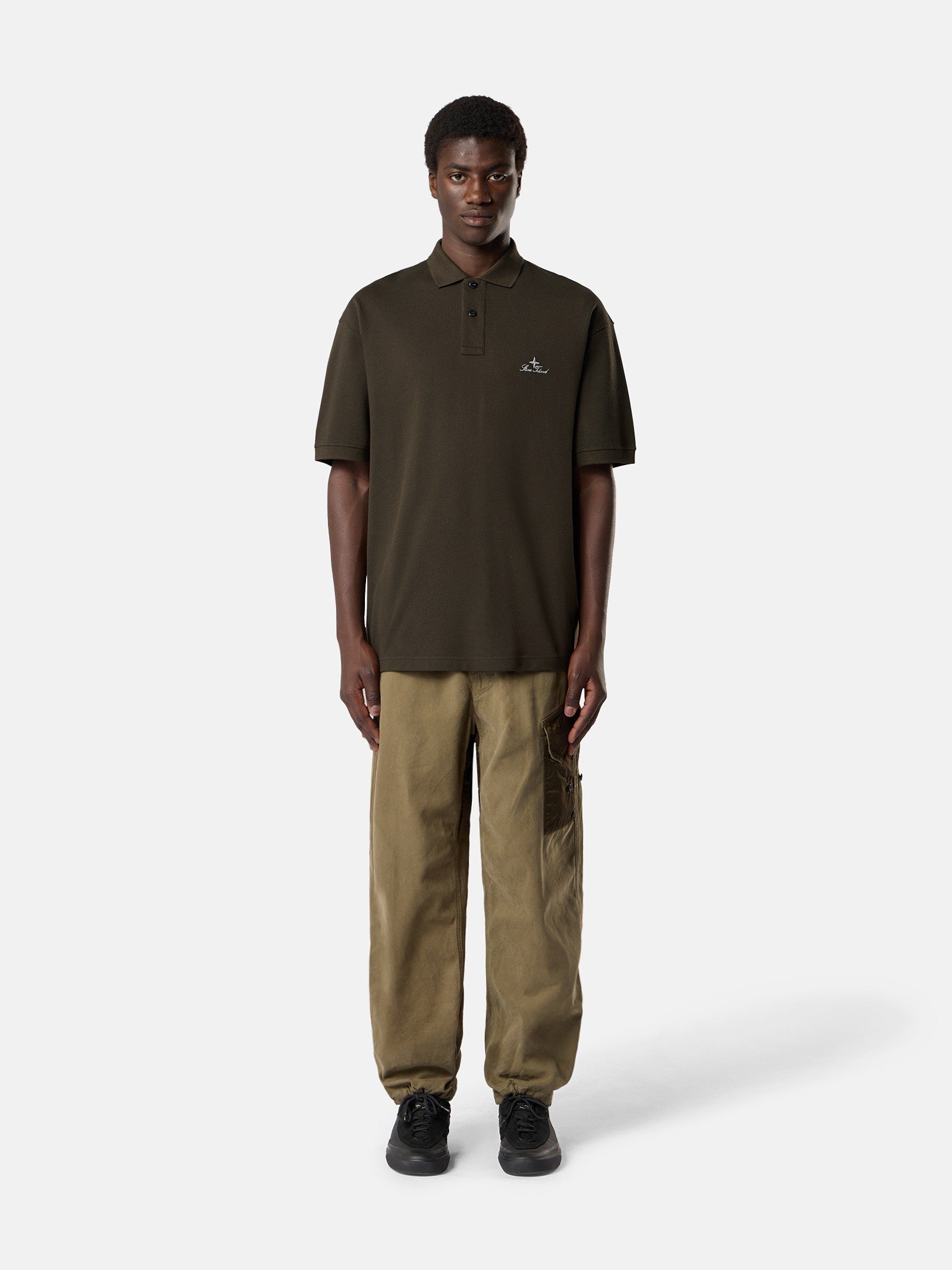 Stone Island Regular-Fit Polo Shirt with Archival Logo Embroidery 2200002