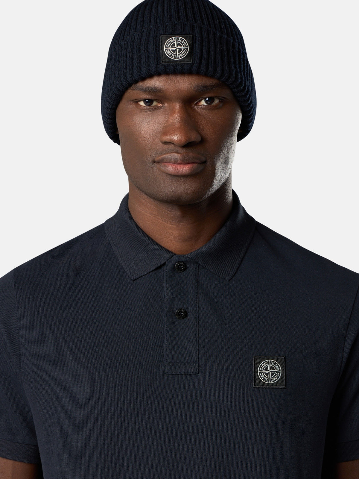Stone Island Slim-Fit Short-Sleeve Polo with Compass Patch 2200008