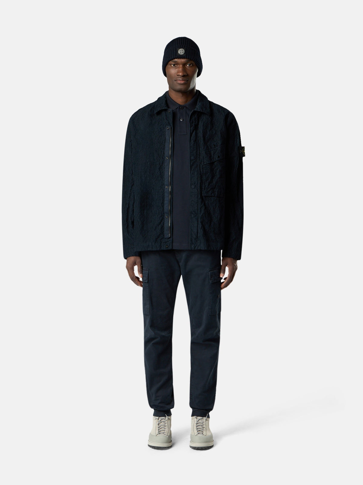 Stone Island Slim-Fit Short-Sleeve Polo with Compass Patch 2200008