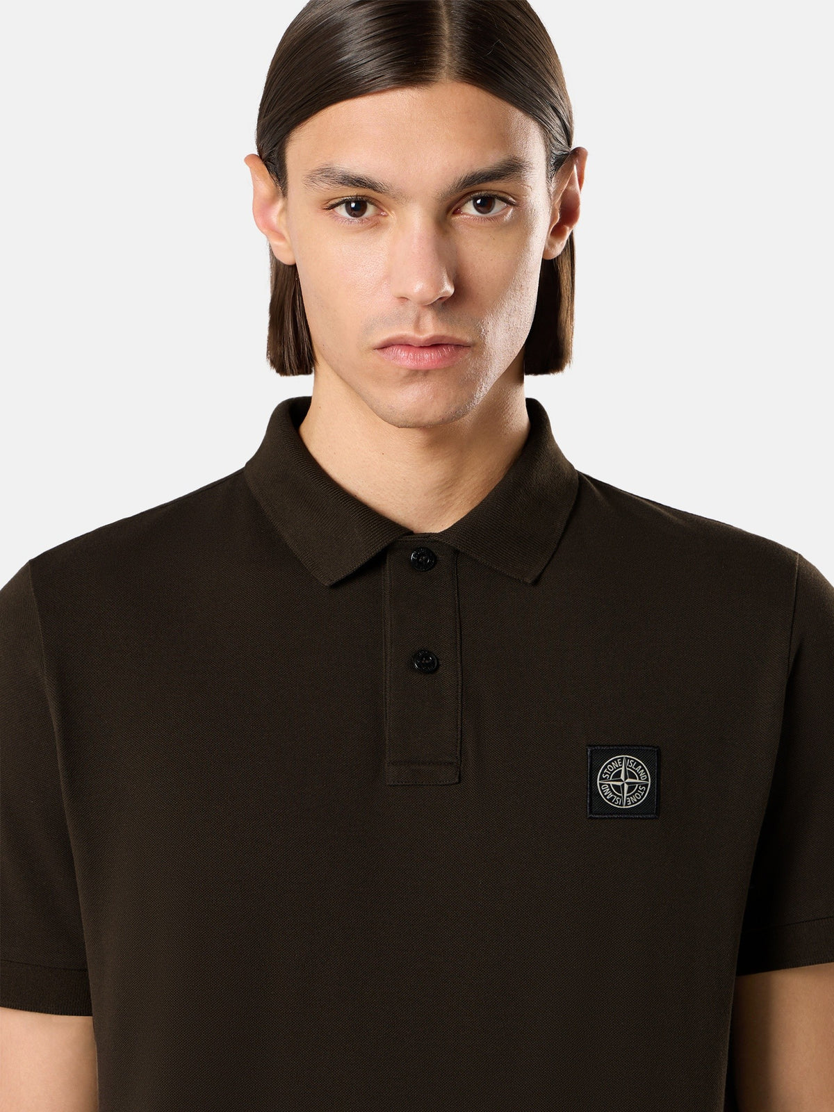 Stone Island Slim-Fit Short-Sleeve Polo with Compass Patch 2200008