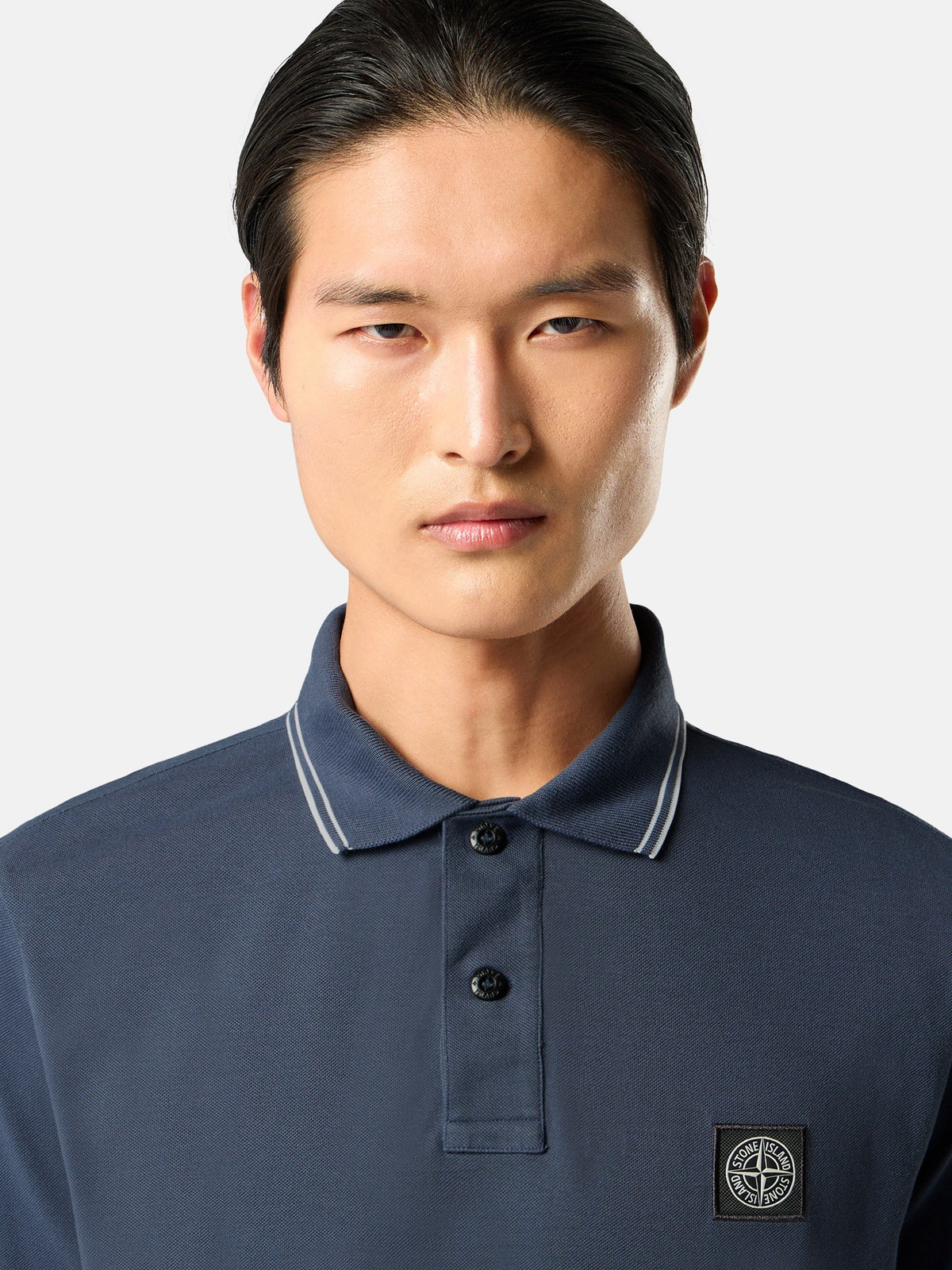 Stone Island Slim-Fit Short-Sleeve Polo with Compass Patch 2200010