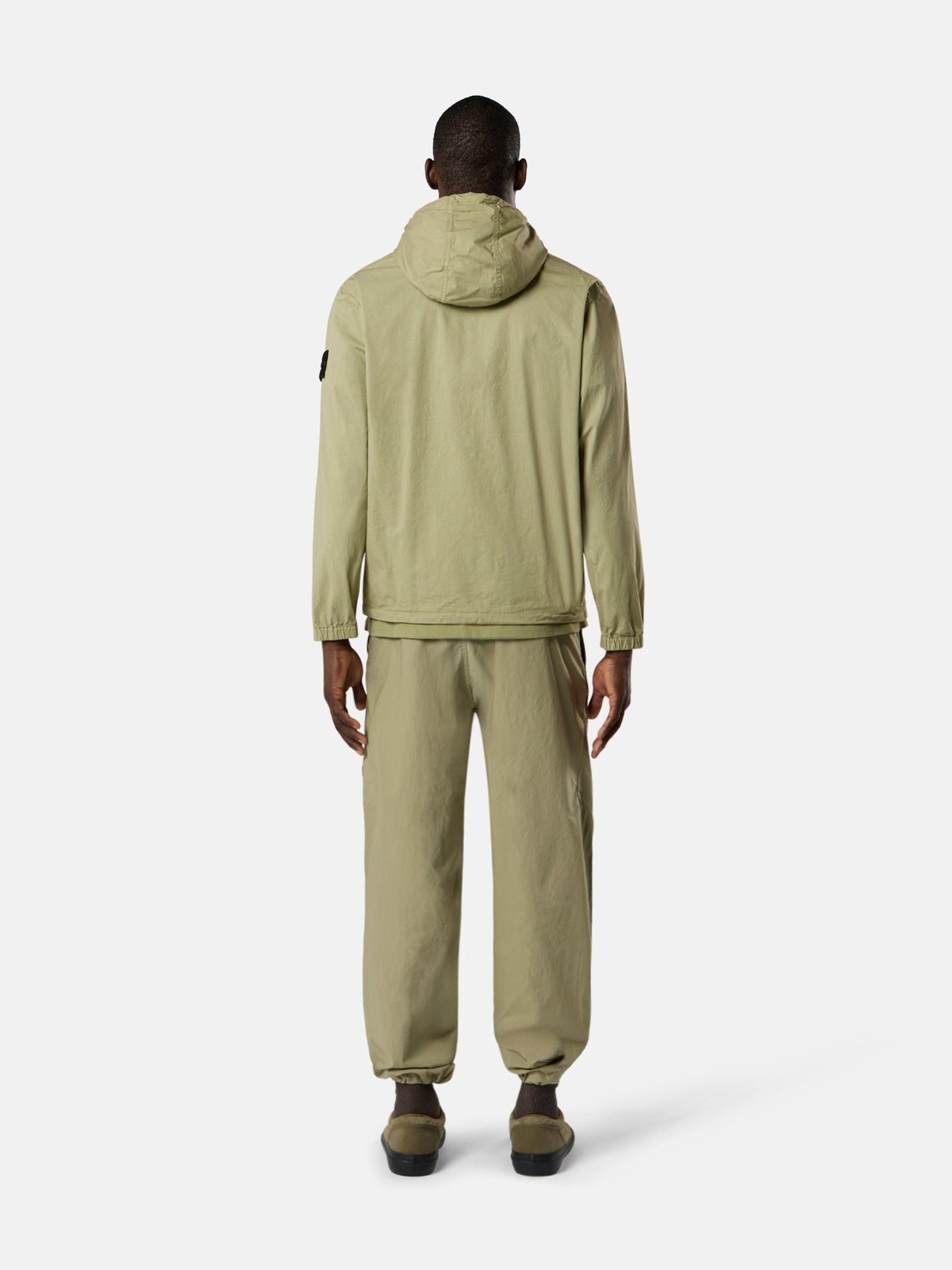 Stone Island Loose-Fit Cargo Trousers with Elastic Drawstring Waist 3100006